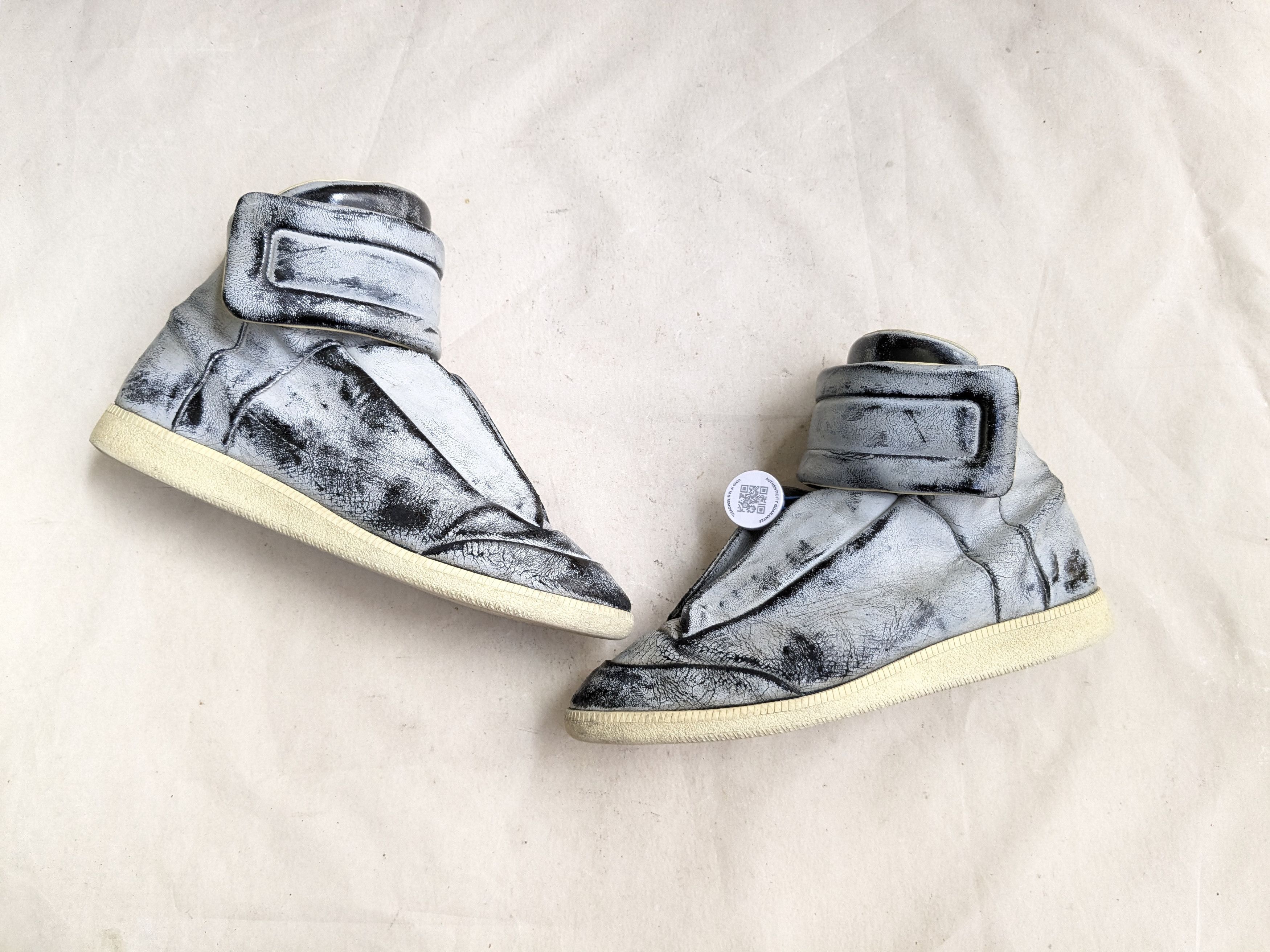 Maison Margiela Maison Margiela Future White 13 46 High Tops Leather Size US 13 / EU 46 - 1 Thumbnail