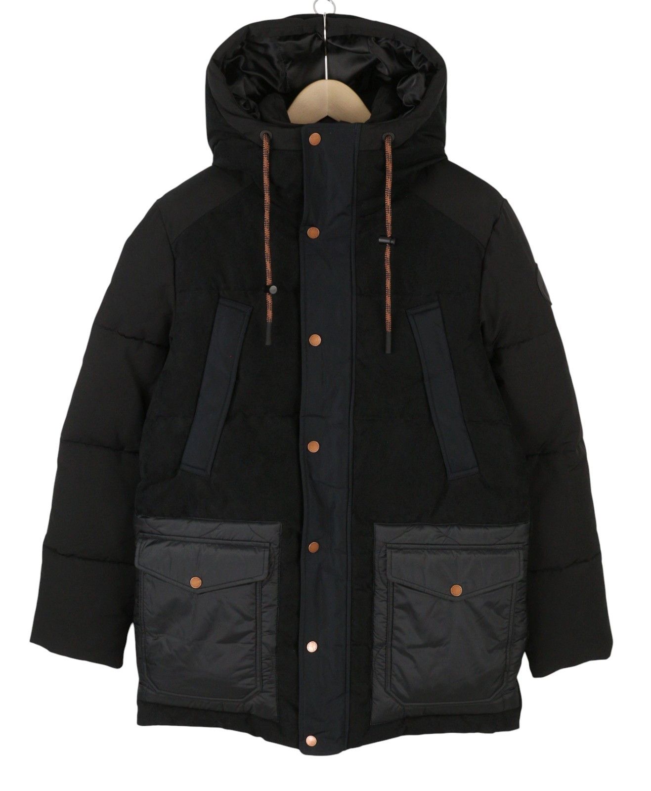 Scotch & Soda ARZA S Black Quilted Padded Parka RRP339 88616 Size US S / EU 44-46 / 1 - 1 Thumbnail