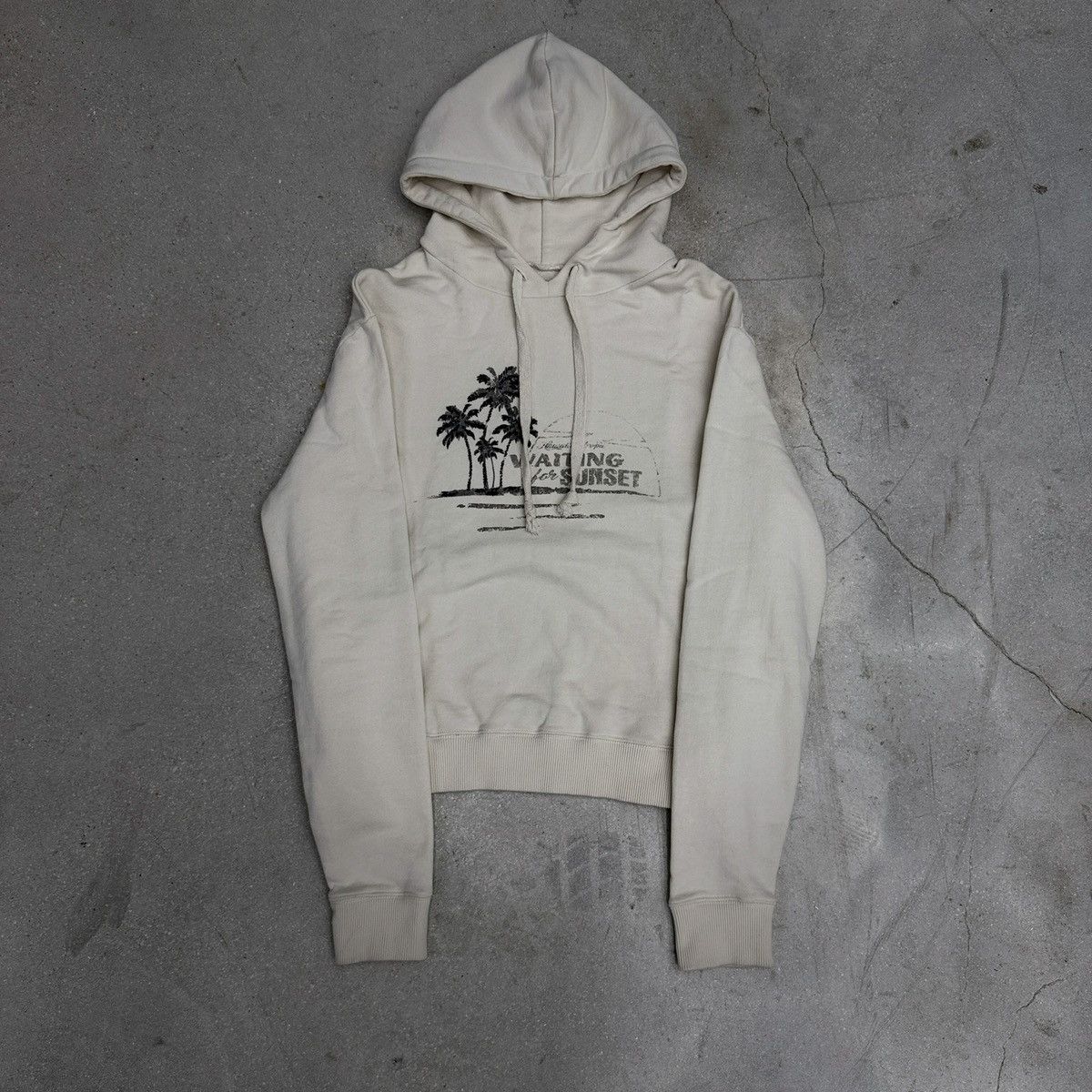 Saint Laurent Paris SS18 “Waiting for Sunset” hoodie
