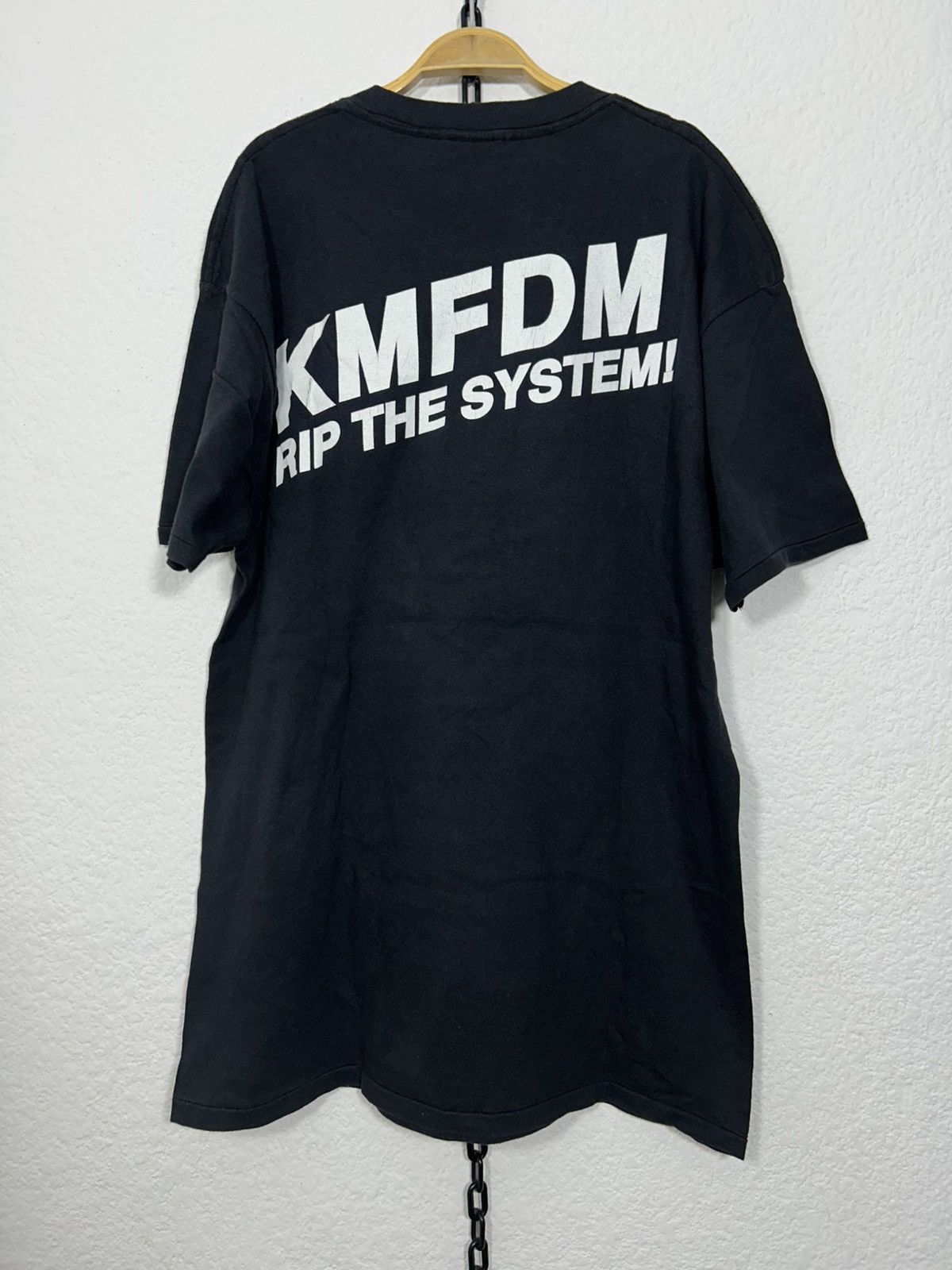 Band Tees × Vintage 1996 KMFDM Xtort RIP the system! Size US XL / EU 56 / 4 - 2 Thumbnail
