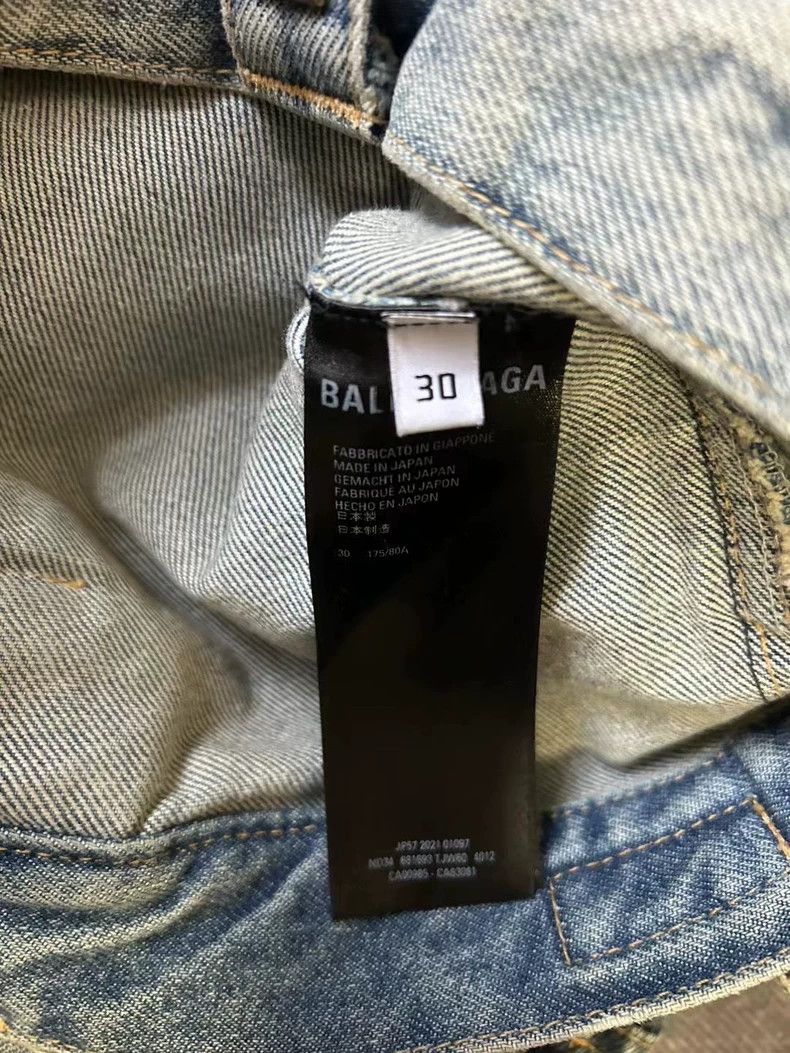 Balenciaga Balenciaga Ba Shen pants strap zipper jeans Size US 30 / EU 46 - 4 Thumbnail