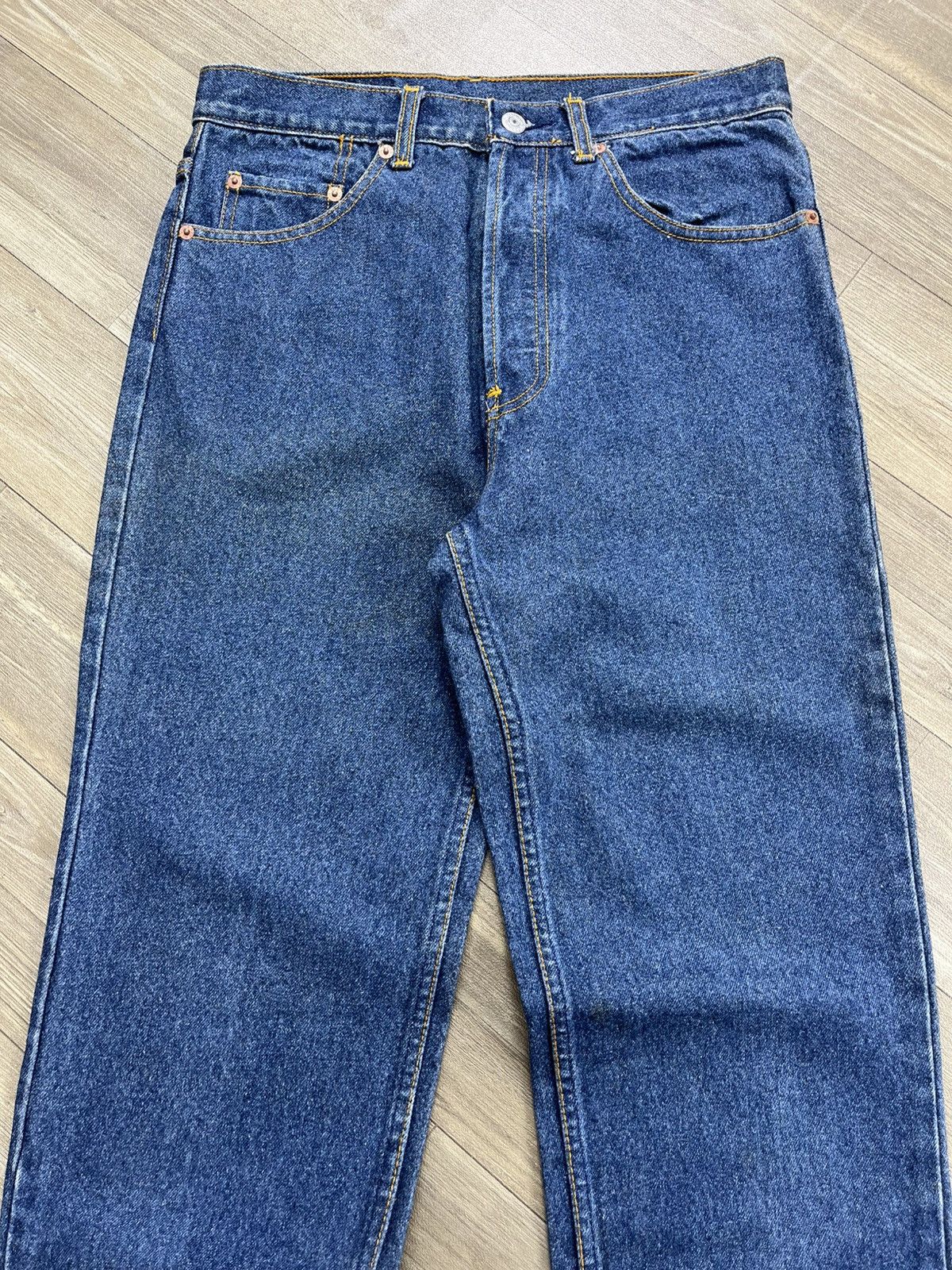 Levi's Vintage Clothing 🇺🇸1990s Vintage Levis 501 31x34 Straight Leg Blue Jeans Size US 30 / EU 46 - 2 Thumbnail