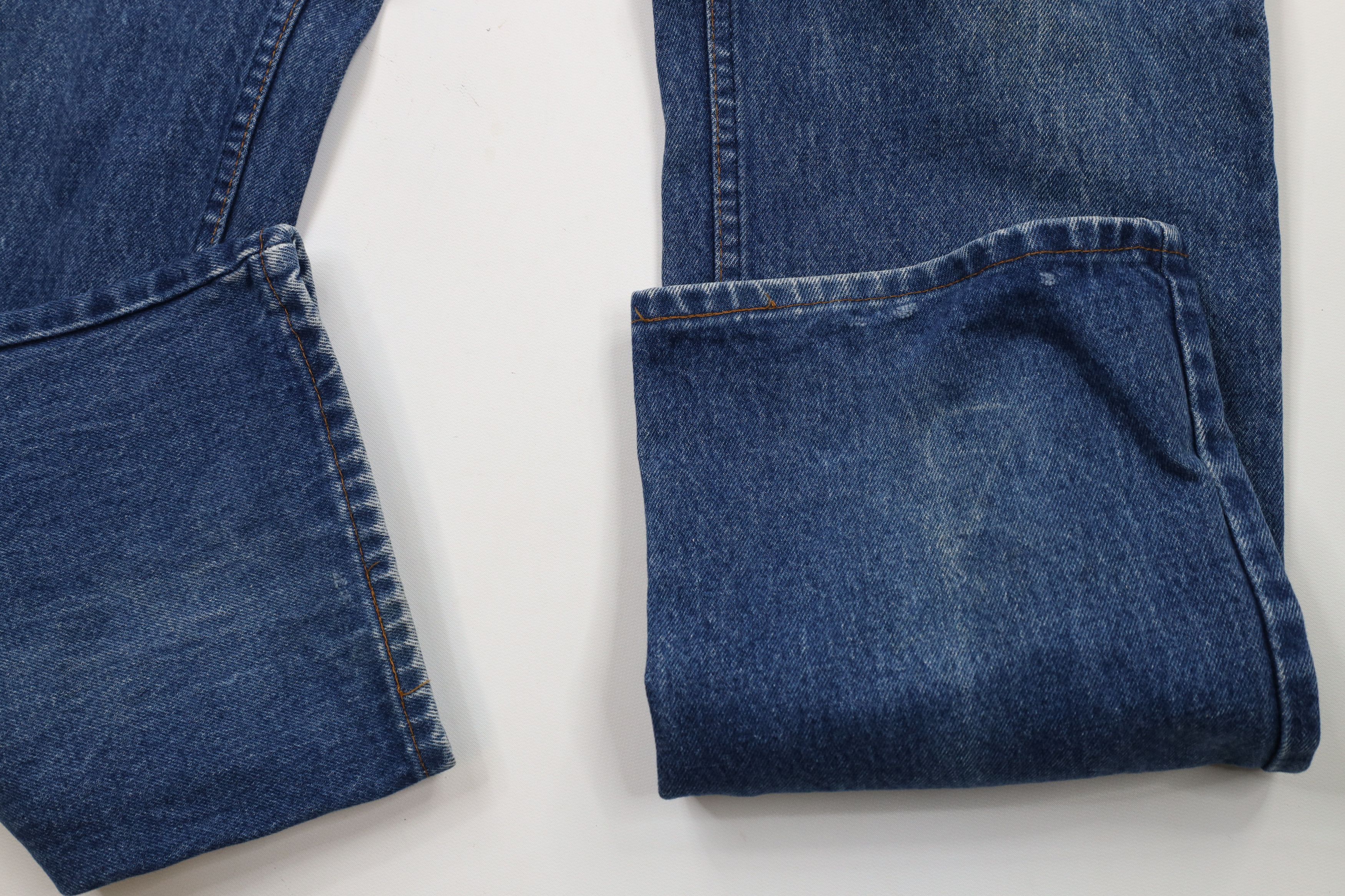 Vintage Vintage 70s Streetwear Bootcut Western Denim Jeans USA Size US 36 / EU 52 - 7 Thumbnail
