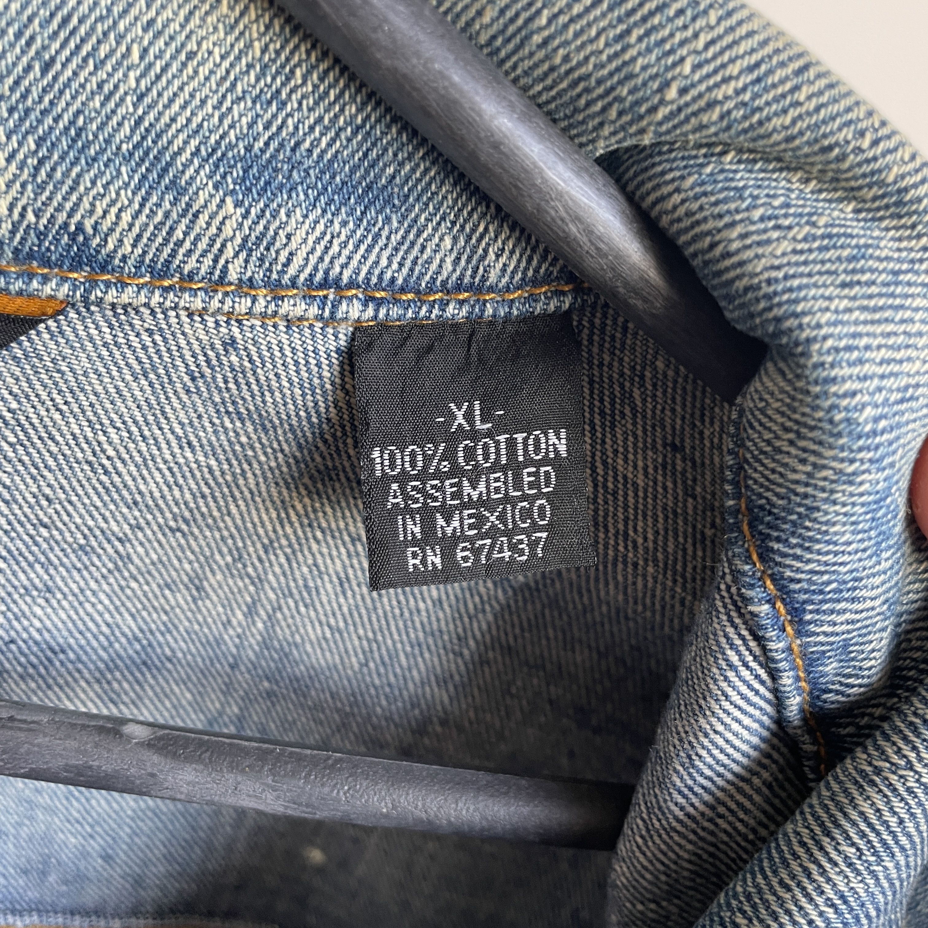 Polo Ralph Lauren Polo Ralph Lauren Extreme Sandblast Vintage 90s Denim Jacket Size US XL / EU 56 / 4 - 15 Thumbnail
