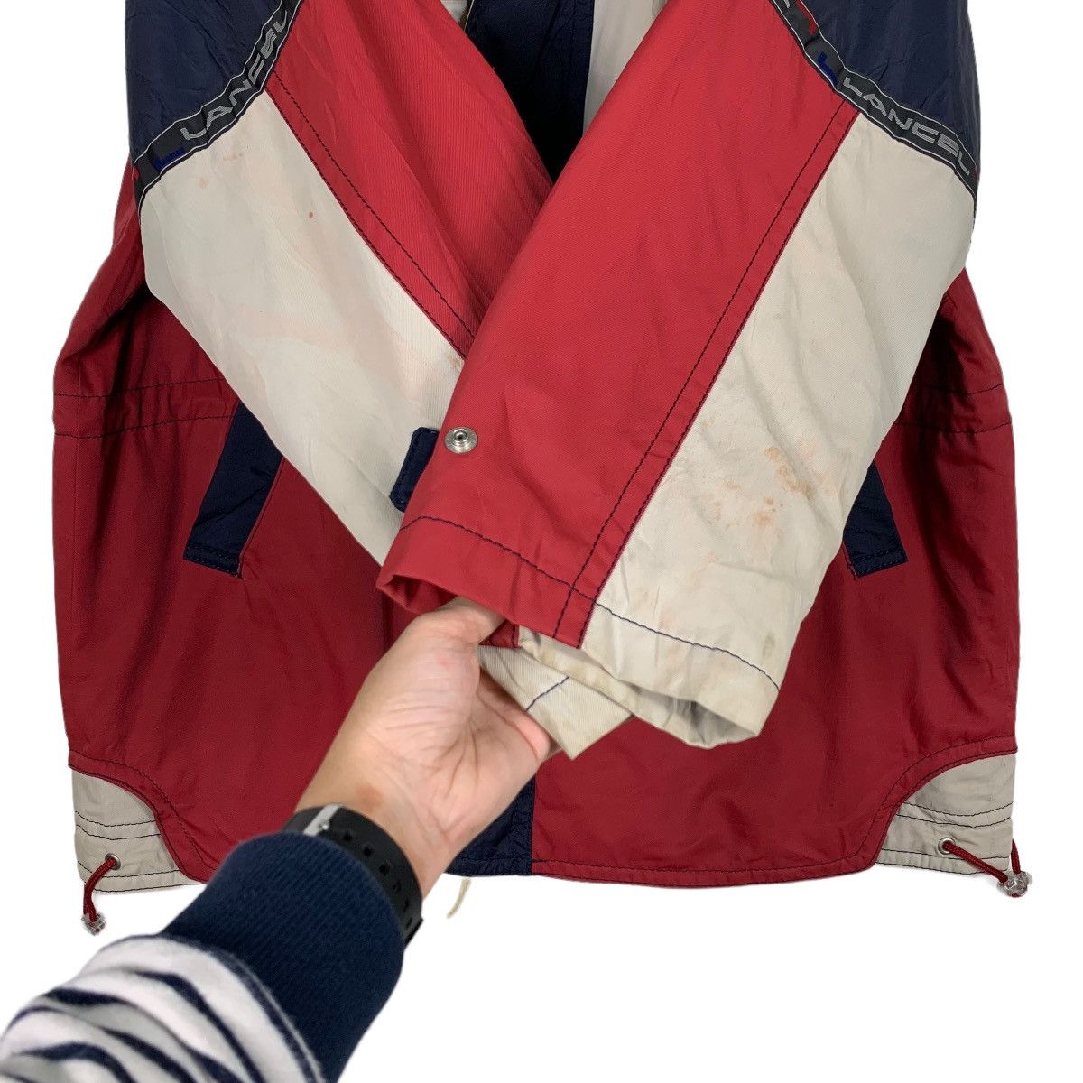 Lancel LANCEL PARIS Colorblock Jacket #0048-C3 Size US L / EU 52-54 / 3 - 14 Thumbnail