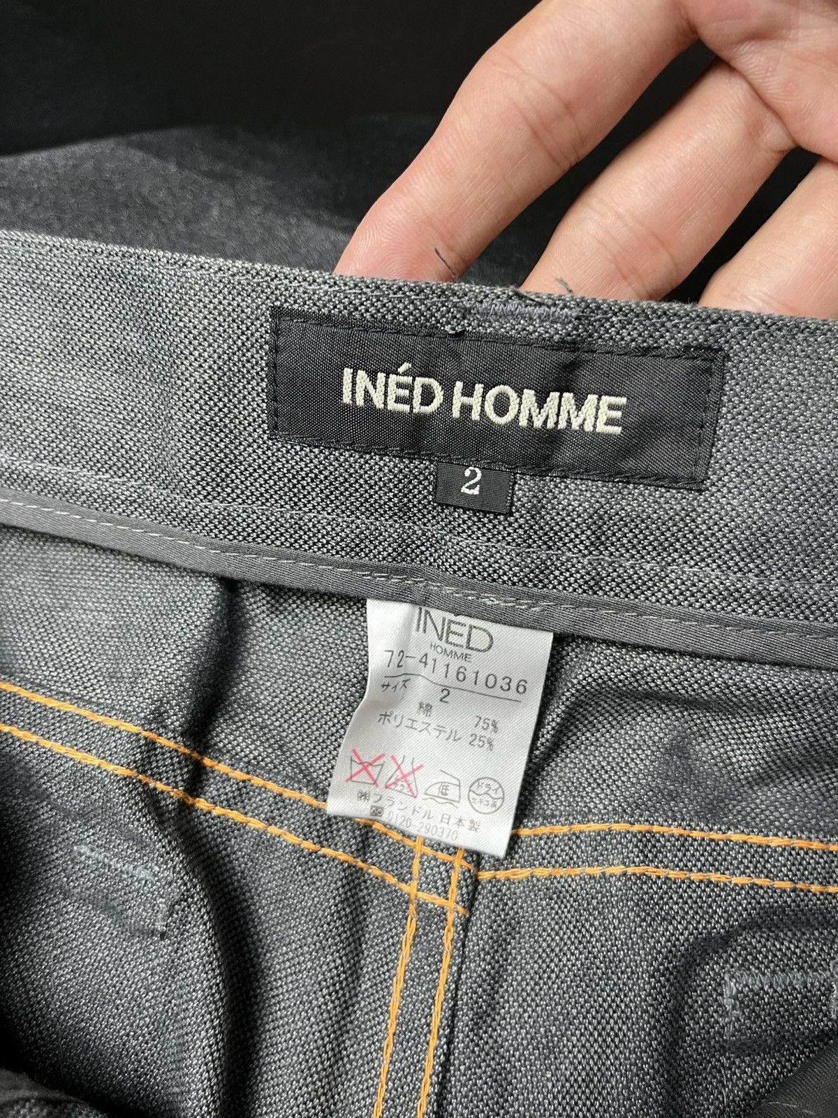Japanese Brand INED HOMME BY YOHJI YAMAMOTO Size US 30 / EU 46 - 7 Thumbnail