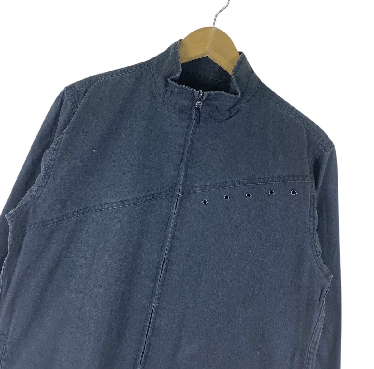 Japanese Brand × Le Grande Bleu (L.G.B.) Japanese Brand Parachuting Zip Up Light Jacket Size US M / EU 48-50 / 2 - 2 Thumbnail