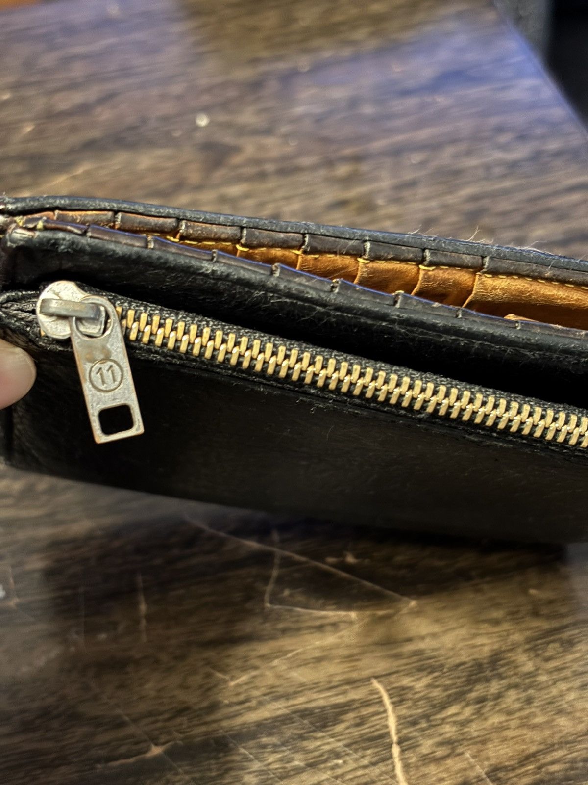 Maison Margiela Black Stitch Wallet Size ONE SIZE - 9 Thumbnail