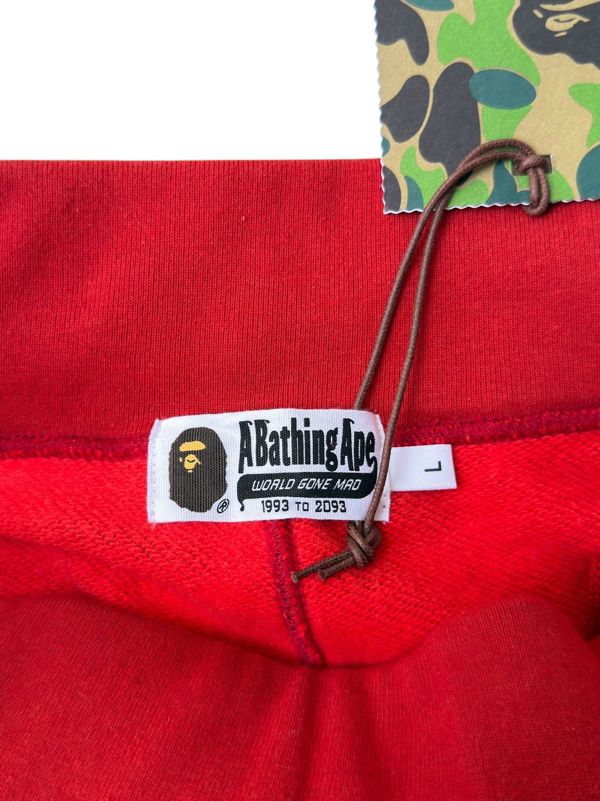 Bape BAPE Red Camo Tiger Shark Sweatpants Size US 34 / EU 50 - 7 Thumbnail