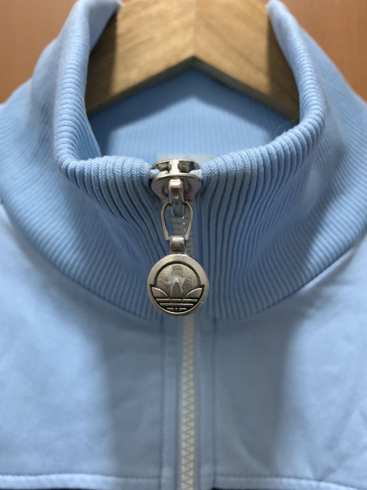 Adidas Vintage Blue Adidas Track Jacket Distressed Size US L / EU 52-54 / 3 - 3 Thumbnail