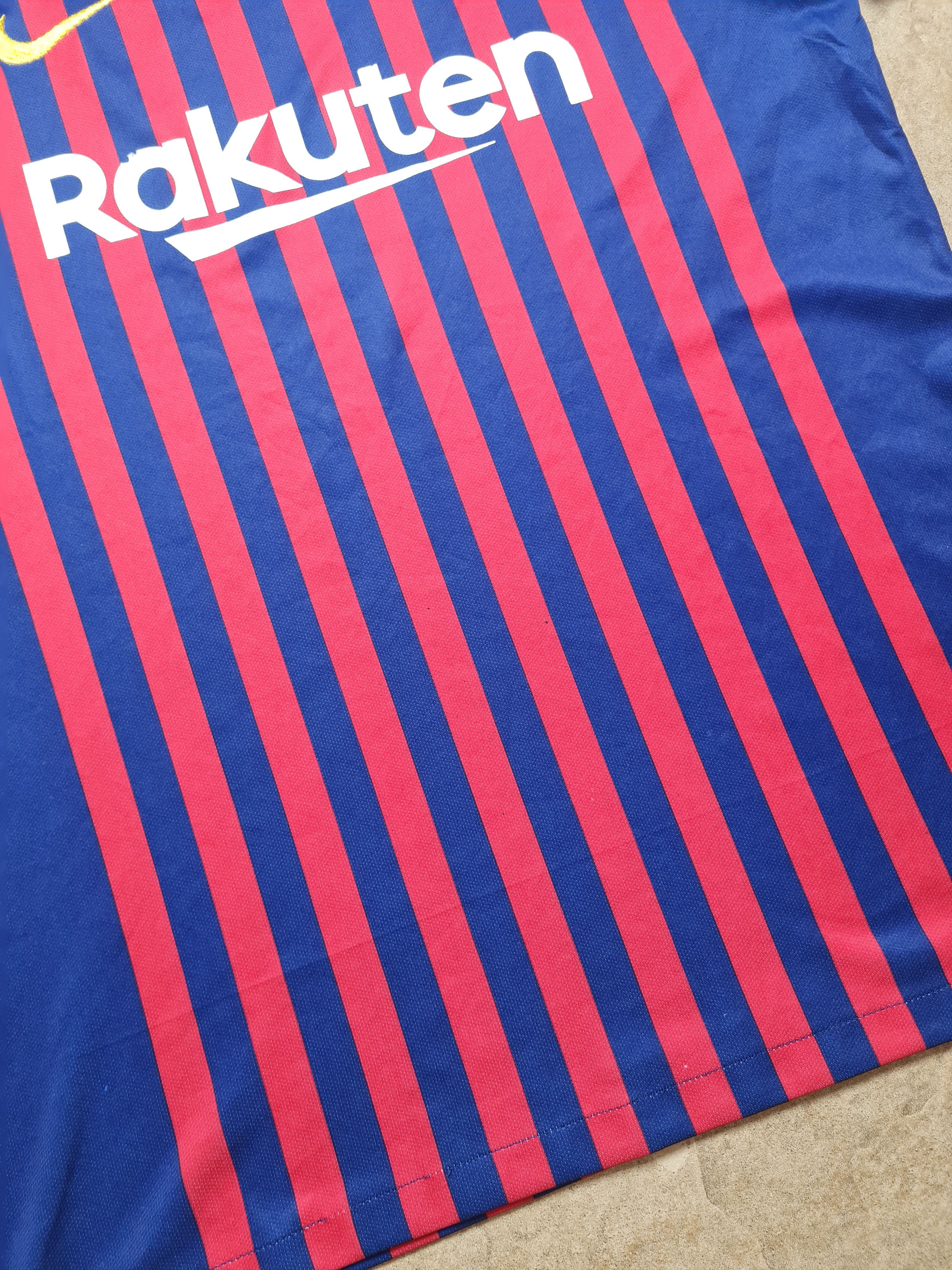 Nike Soccer Nike 2018 FCB Barcelona Football Soccer Rakuten Size US L / EU 52-54 / 3 - 11 Thumbnail