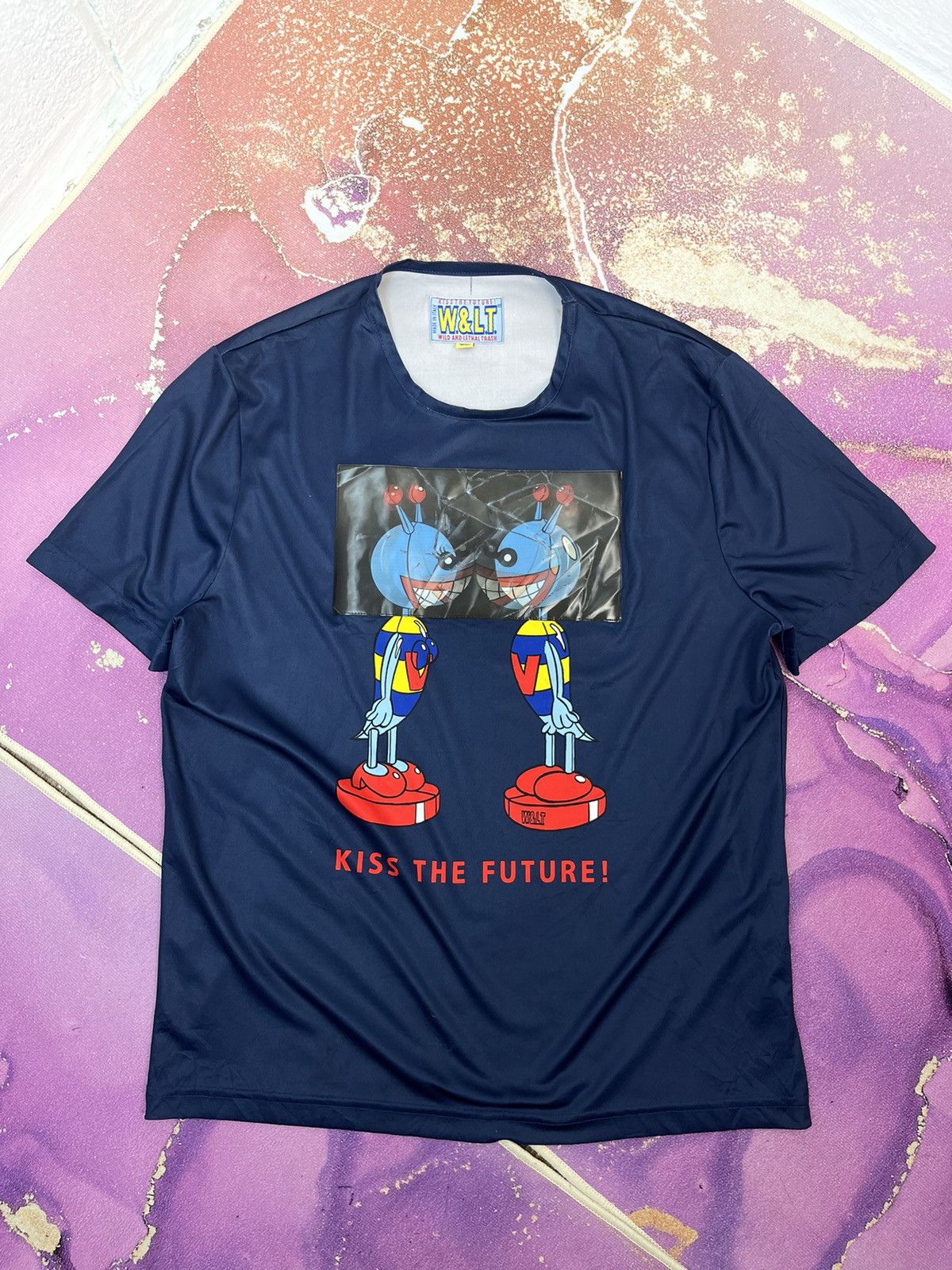 W&LT × Walter Van Beirendonck Rare 1998 W&LT Holographic Couple Jersey Size US L / EU 52-54 / 3 - 17 Thumbnail