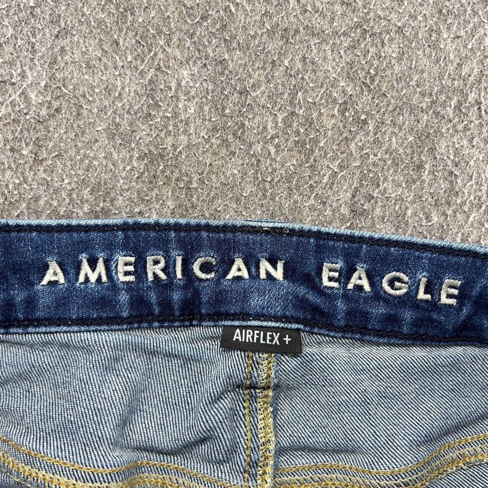 American Eagle Outfitters American Eagle Outfitters Jeans Mens 30x32 Blue Slim Straight Dark Wash Airflex Plus Jeans Size US 30 / EU 46 - 5 Thumbnail