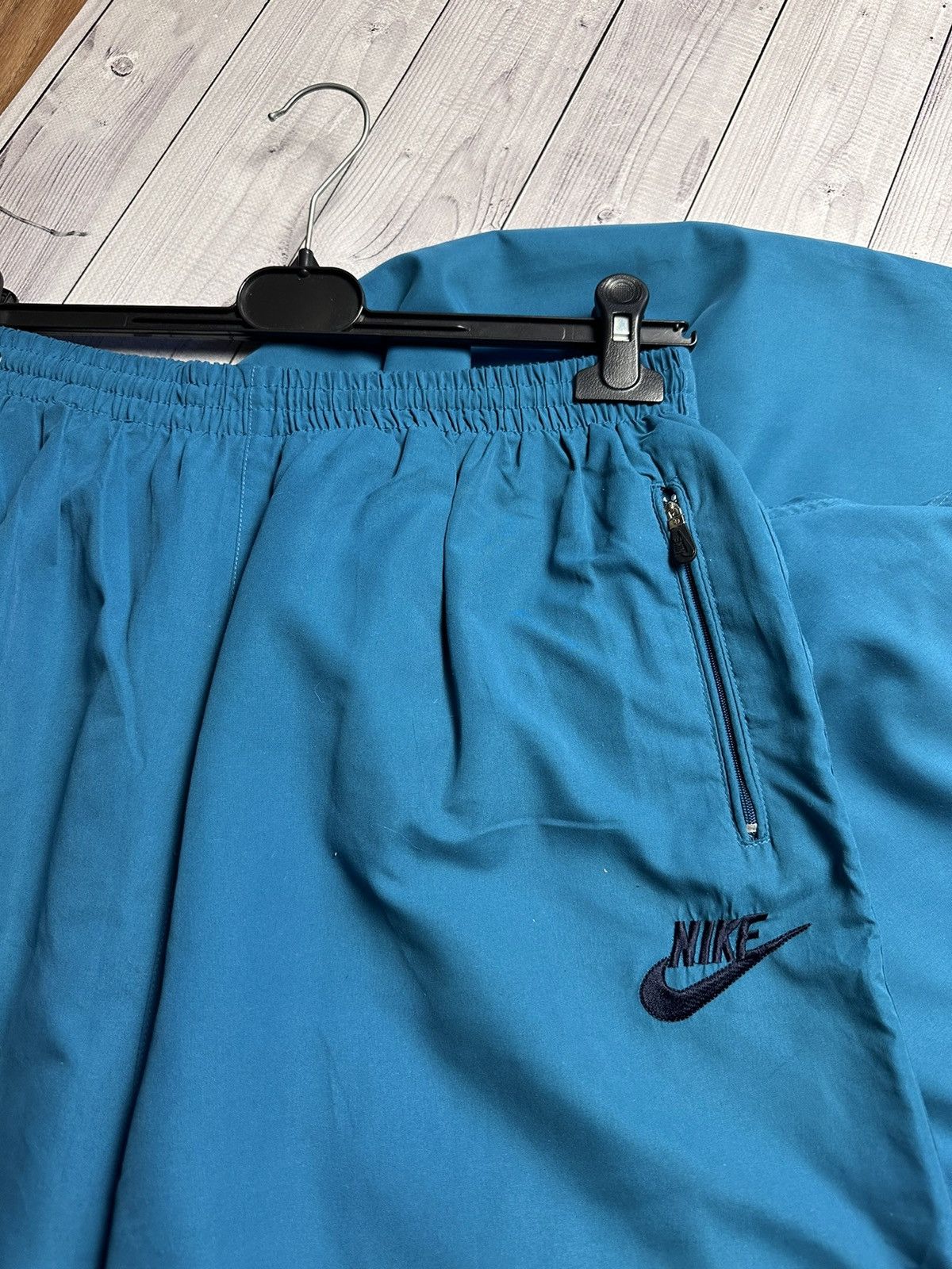 Nike × Vintage Vintage Nike track suit jacket + pants size M/L logo rare Size US M / EU 48-50 / 2 - 11 Thumbnail