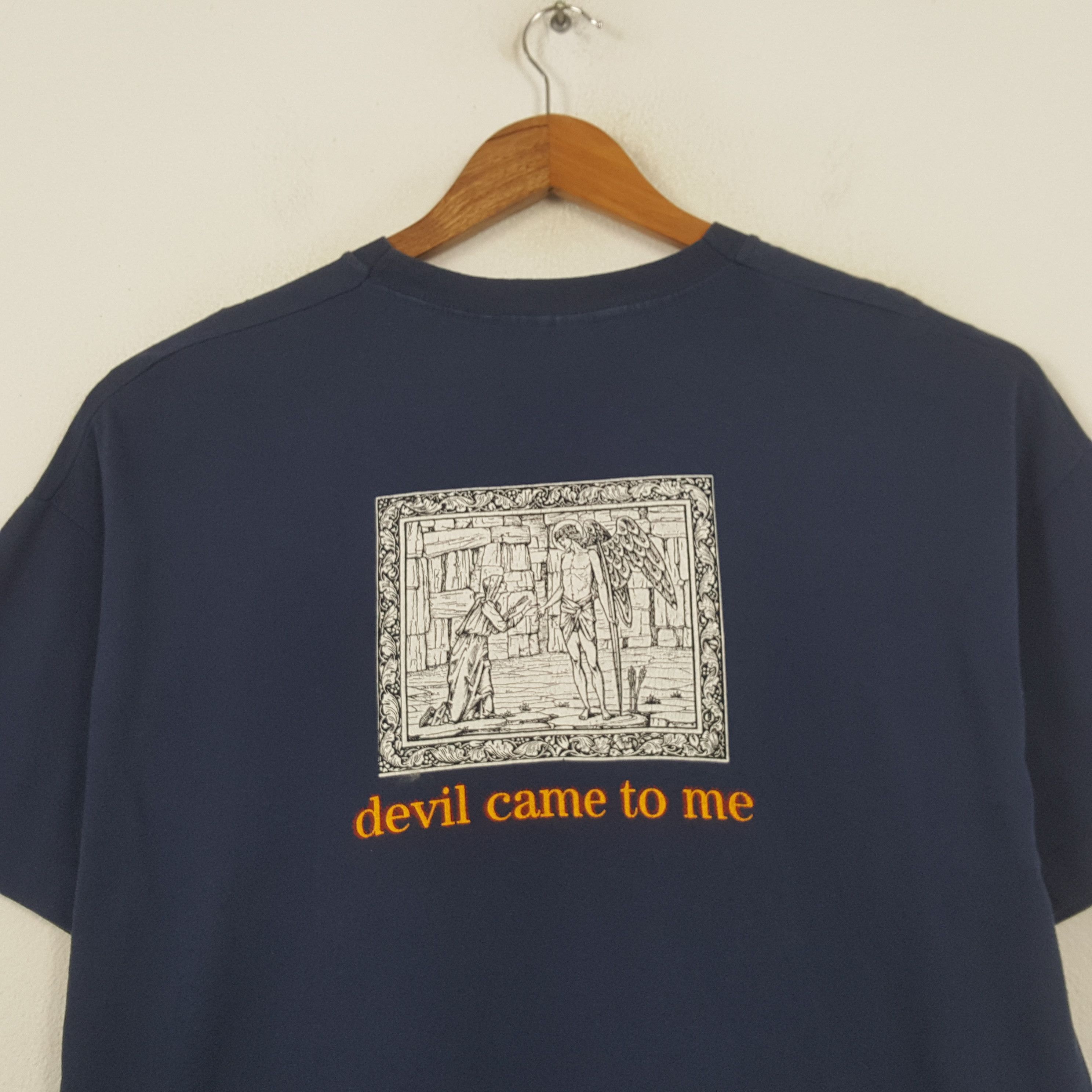 Band Tees Vintage Dover Devil Came To Me Spanish Grunge Band Tees 32 Size US XL / EU 56 / 4 - 4 Thumbnail