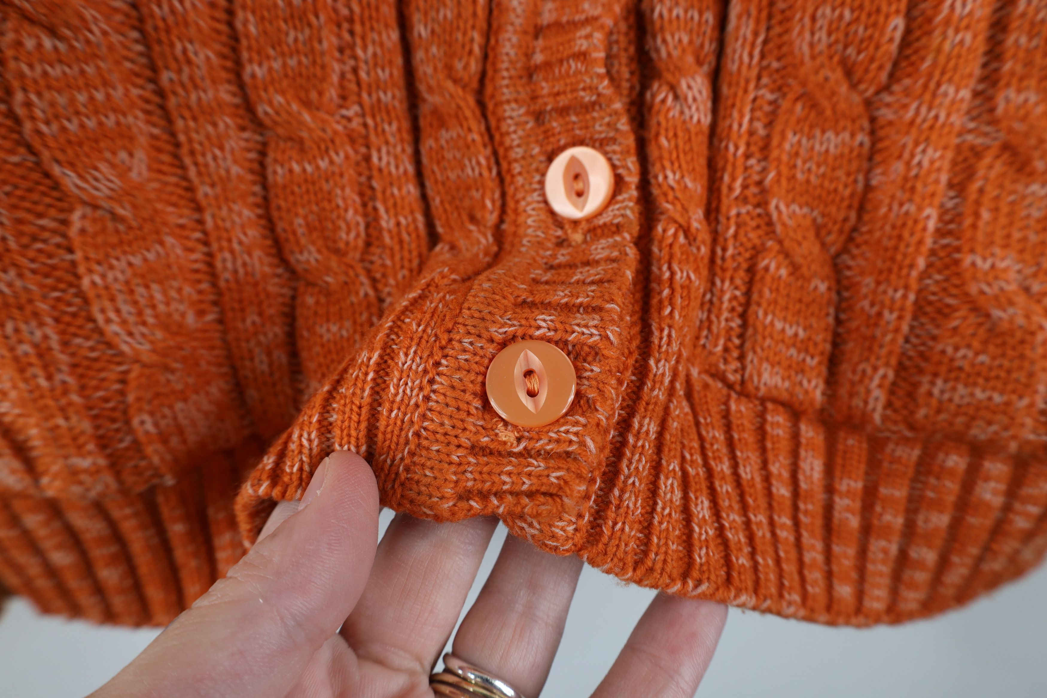 Vintage Vintage 70s Mid Century Modern MCM Knit Cardigan Sweater Size M / US 6-8 / IT 42-44 - 5 Thumbnail