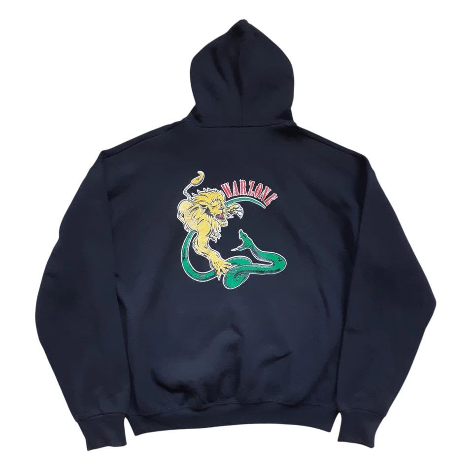 Vintage 90s WARZONE NYHC Hoodie Hardcore Sick Of It All