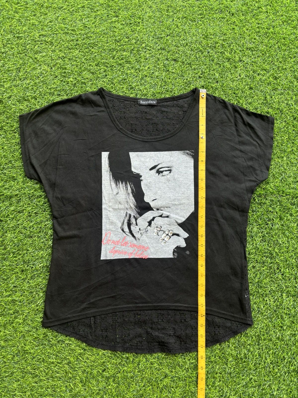 Hysteric Glamour Y2k Sorridere Phototee Hysteric Style Tshirt Size ONE SIZE - 12 Thumbnail