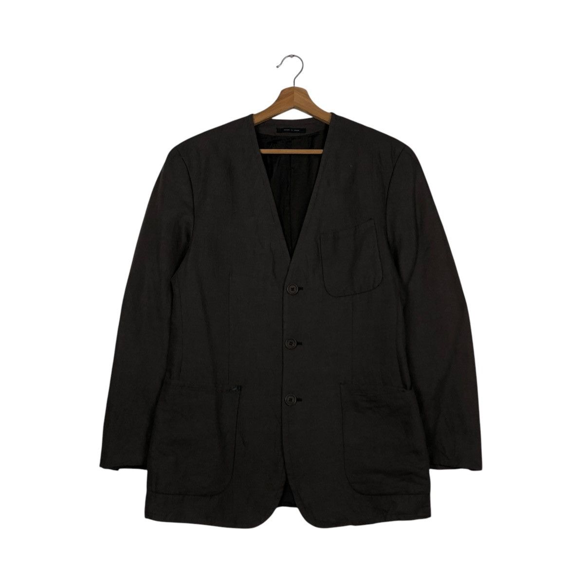 Emporio Armani 🔥VINTAGE CHORE JACKET EMPORIA ARMANI MADE IN ITALY Y COLLAR Size US M / EU 48-50 / 2 - 3 Thumbnail