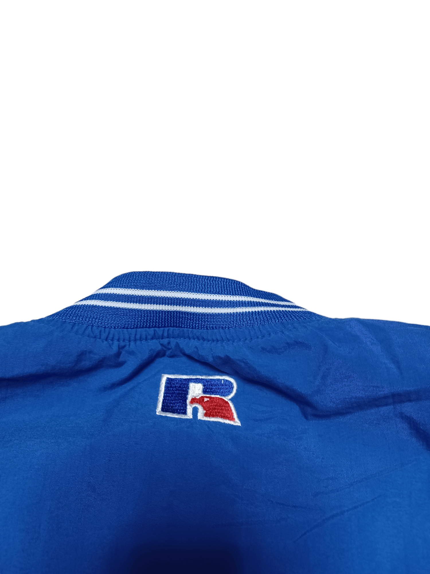 Russell Athletic RUSSELL ATHLETIC VINTAGE NYLON V-NECK 90S SWEATSHIRT Size US L / EU 52-54 / 3 - 4 Thumbnail