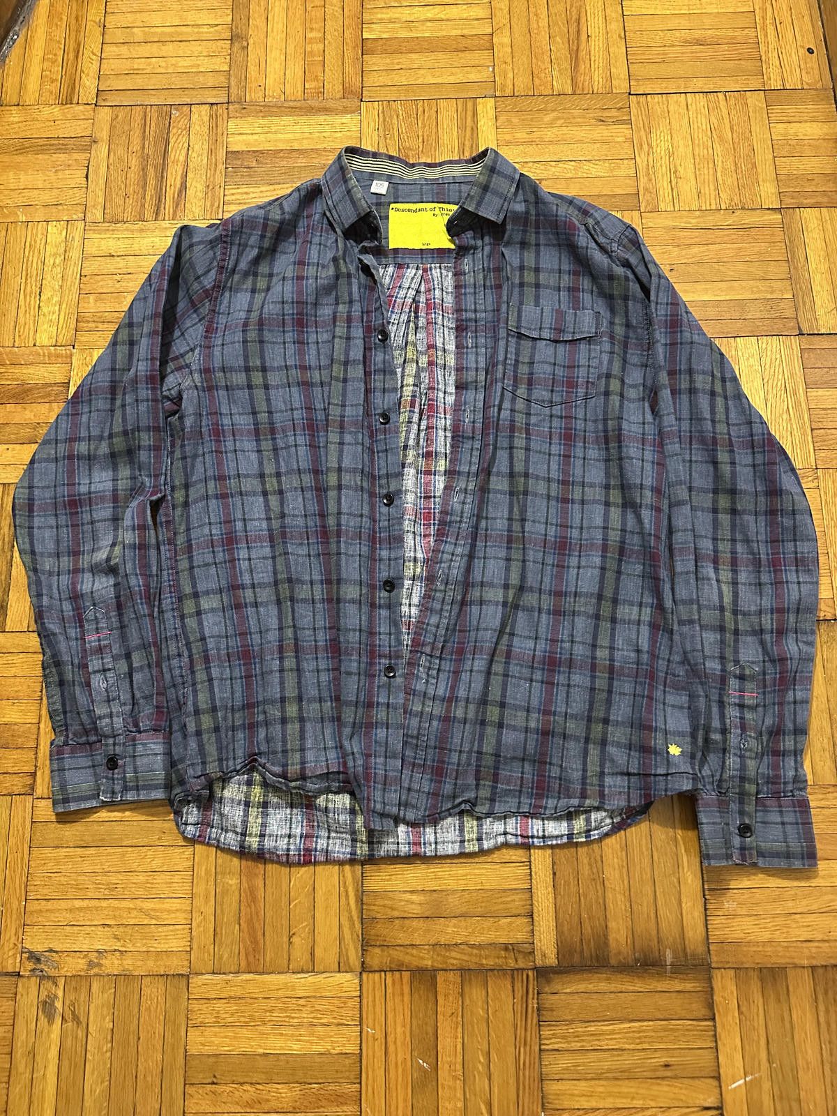 Descendant of Thieves Descendant of Thieves Vintage Plaid Button-Up Shirt - Large Size US L / EU 52-54 / 3 - 1 Thumbnail