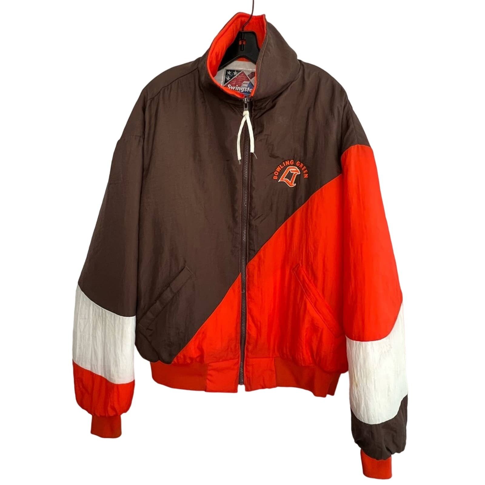 Swingster Vintage 80’s SWINGSTER Bowling Green Falcons Bomber Jacket Size US XL / EU 56 / 4 - 1 Thumbnail