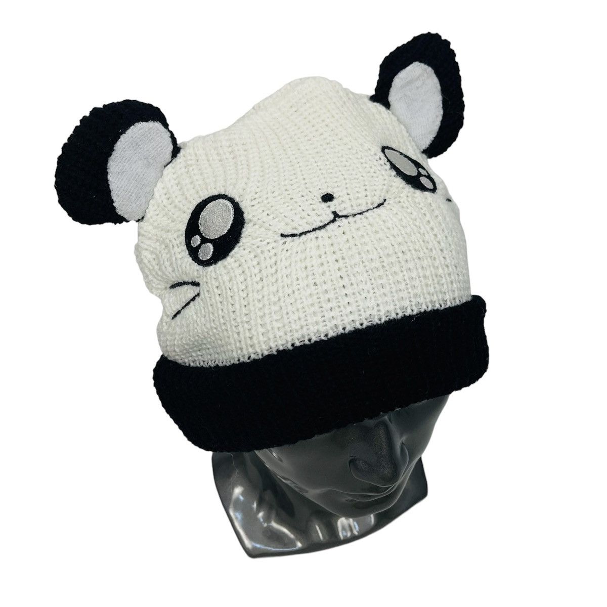 image of Anima x Hat Mouse Hamster Beanie Hat in White, Men's