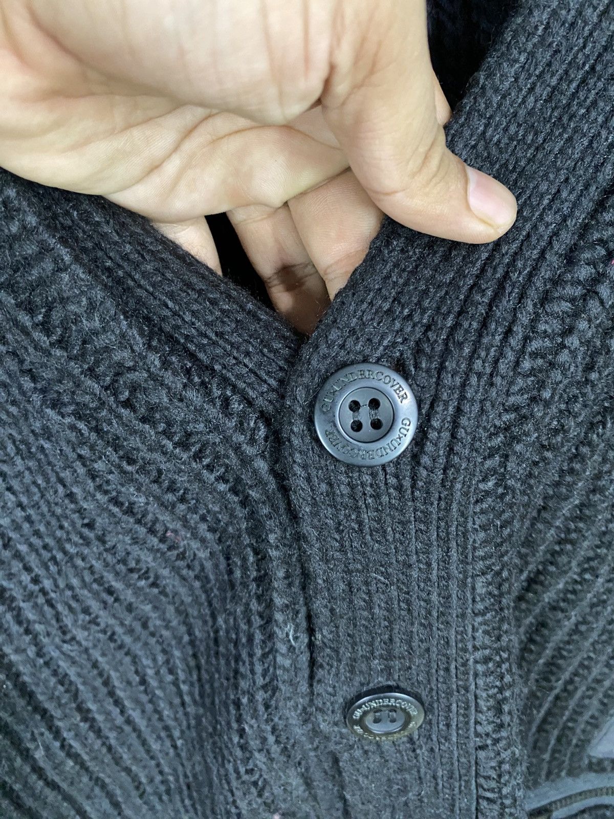 GU × Undercover Undercover x gu cable knit cardigan sweater Size US S / EU 44-46 / 1 - 7 Thumbnail