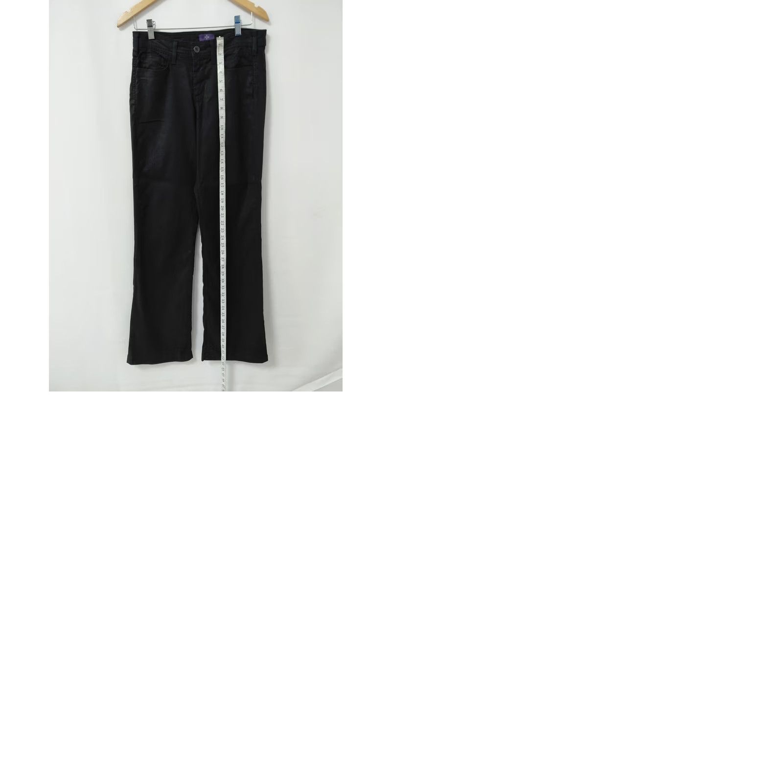 NYDJ NYDJ trousers pants Black Women Solid Regular Size 4 Size 27" / US 4 / IT 40 - 9 Thumbnail