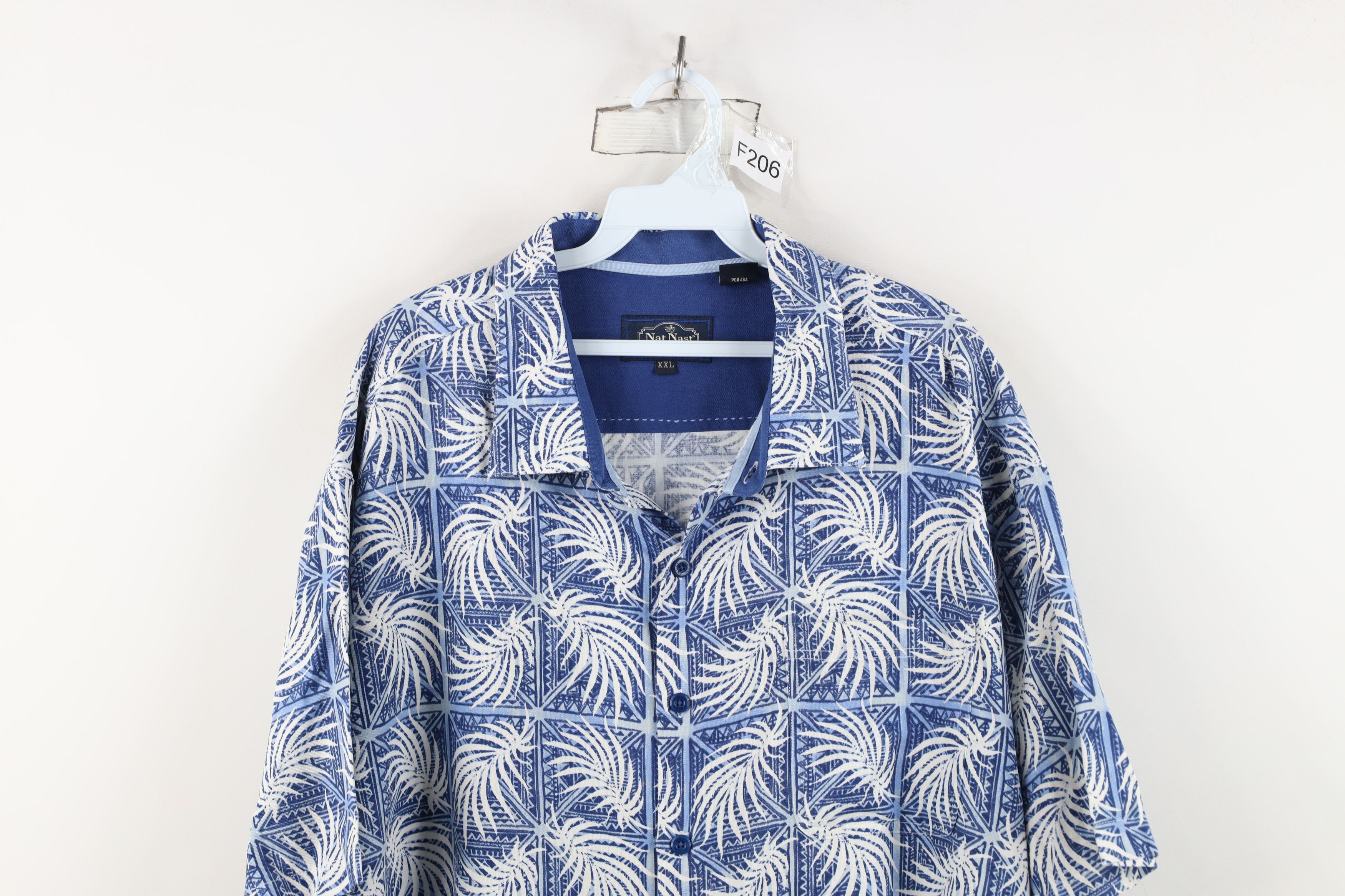 Nat Nast Nat Nast Luxury Originals Palm Leaf Collared Button Shirt Size US XXL / EU 58 / 5 - 2 Thumbnail