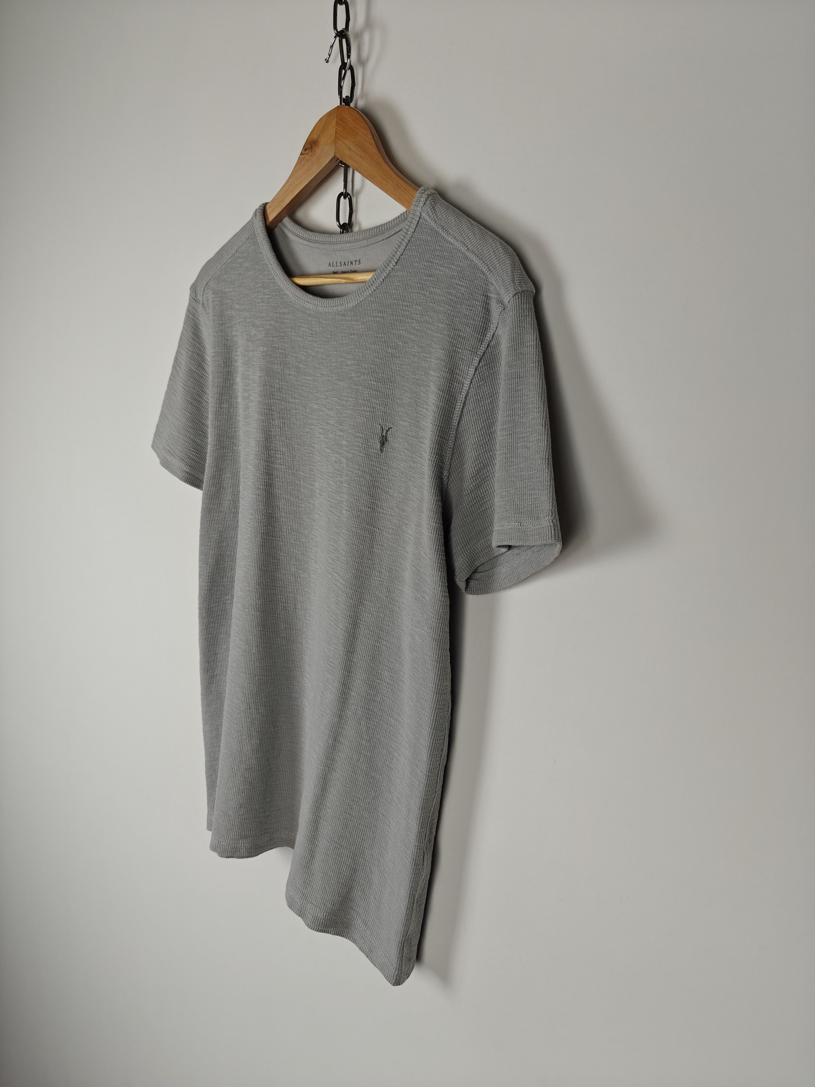 Allsaints Allsaints T-Shirt Muse Crew Regular Fit Gray S Size US S / EU 44-46 / 1 - 6 Thumbnail