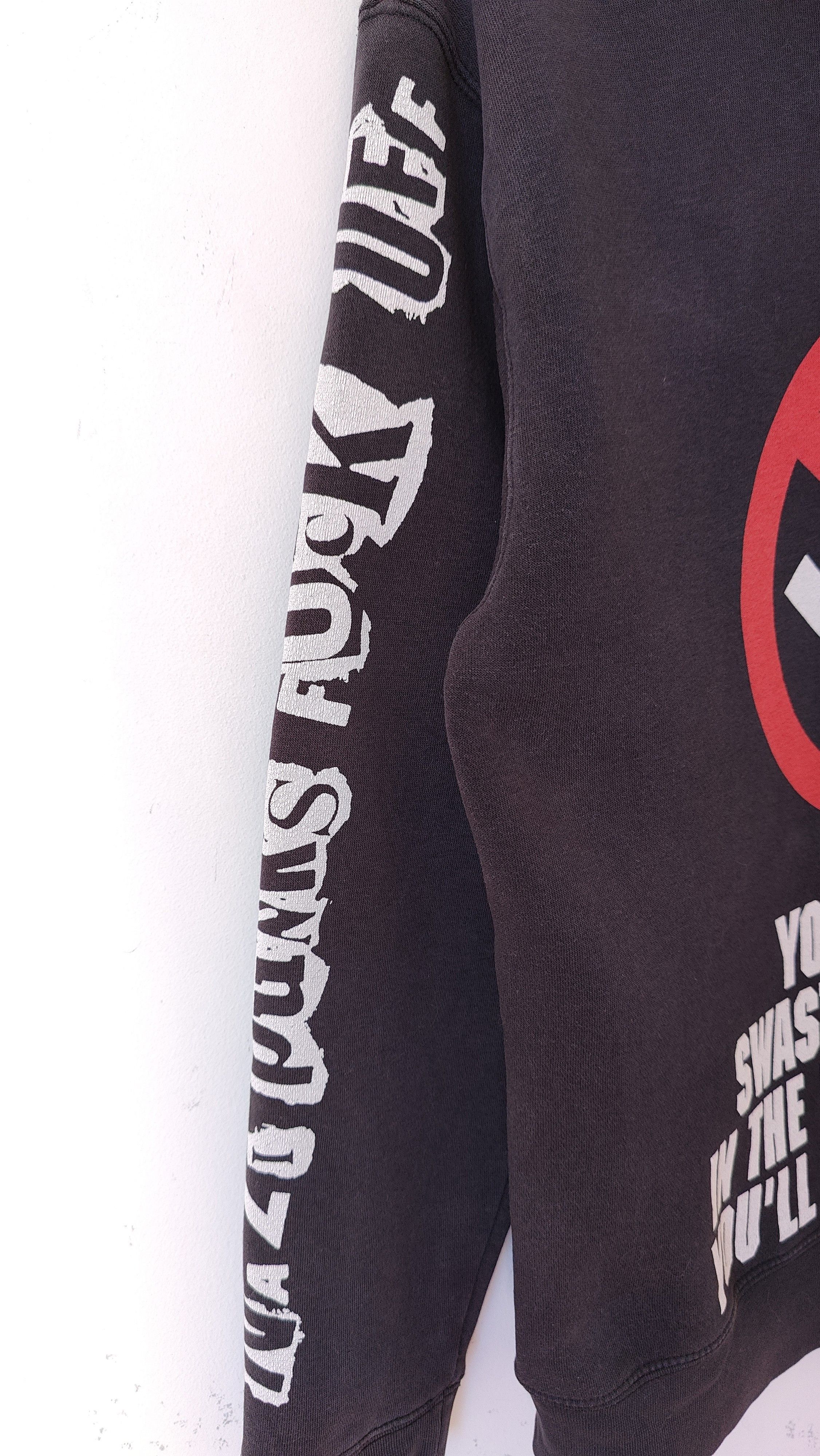 Band Tees Napalm Death Nazi Punks F Off Vintage Official Y2K Hoodie Size US M / EU 48-50 / 2 - 6 Thumbnail