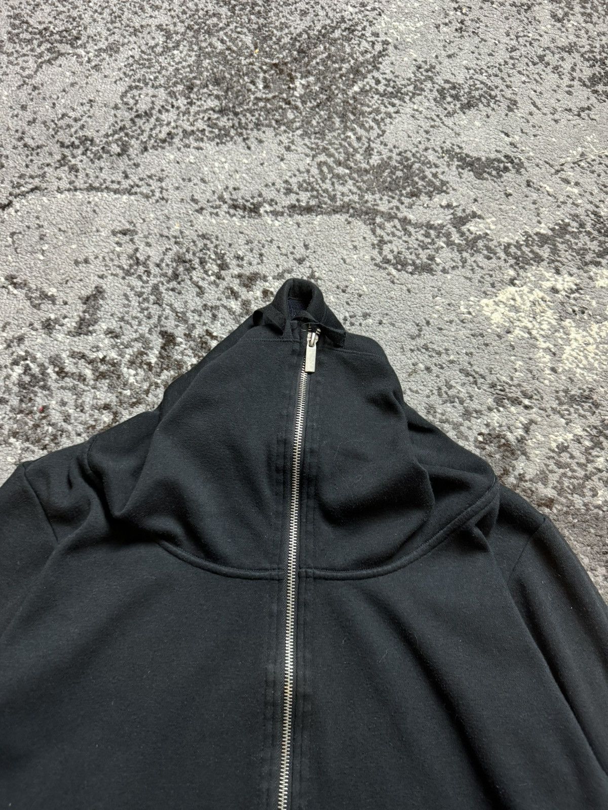 Japanese Brand × Vintage Vintage Y2K High collar Owens Style Avantgarde Hoodie Size US S / EU 44-46 / 1 - 2 Thumbnail