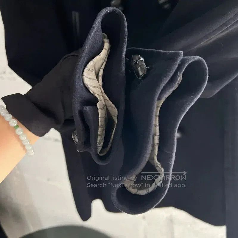 Burberry Burberry Black Wool Blend Men's Coat. Size US XL / EU 56 / 4 - 7 Thumbnail