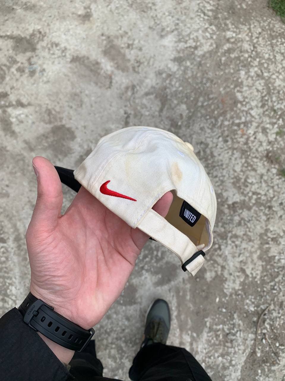 Nike × Vintage VERY RARE NIKE FC MANCHESTER UNITED CAP BLOKECORE 90s RETRO Size ONE SIZE - 4 Thumbnail