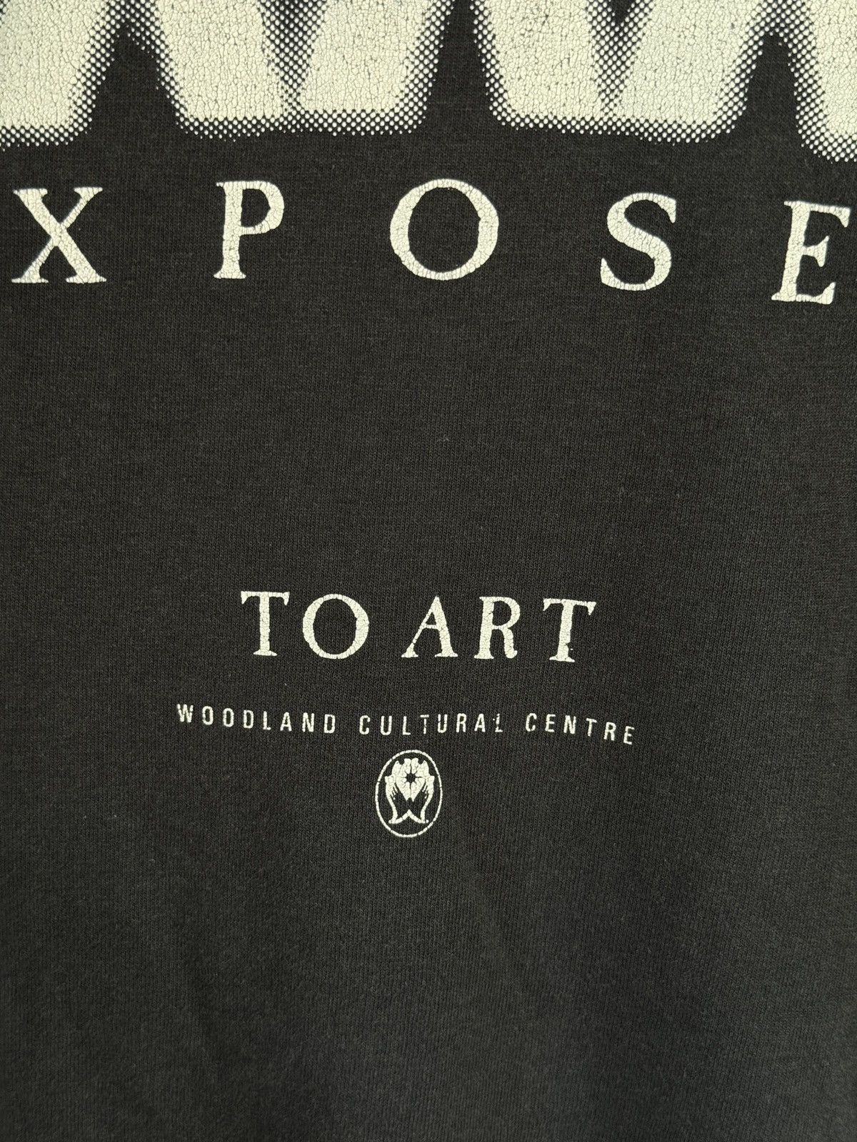 Vintage *RARE* VINTAGE 90s WOODLAND CULTURAL CENTER XXX EXPOSED TEE Size US L / EU 52-54 / 3 - 7 Thumbnail