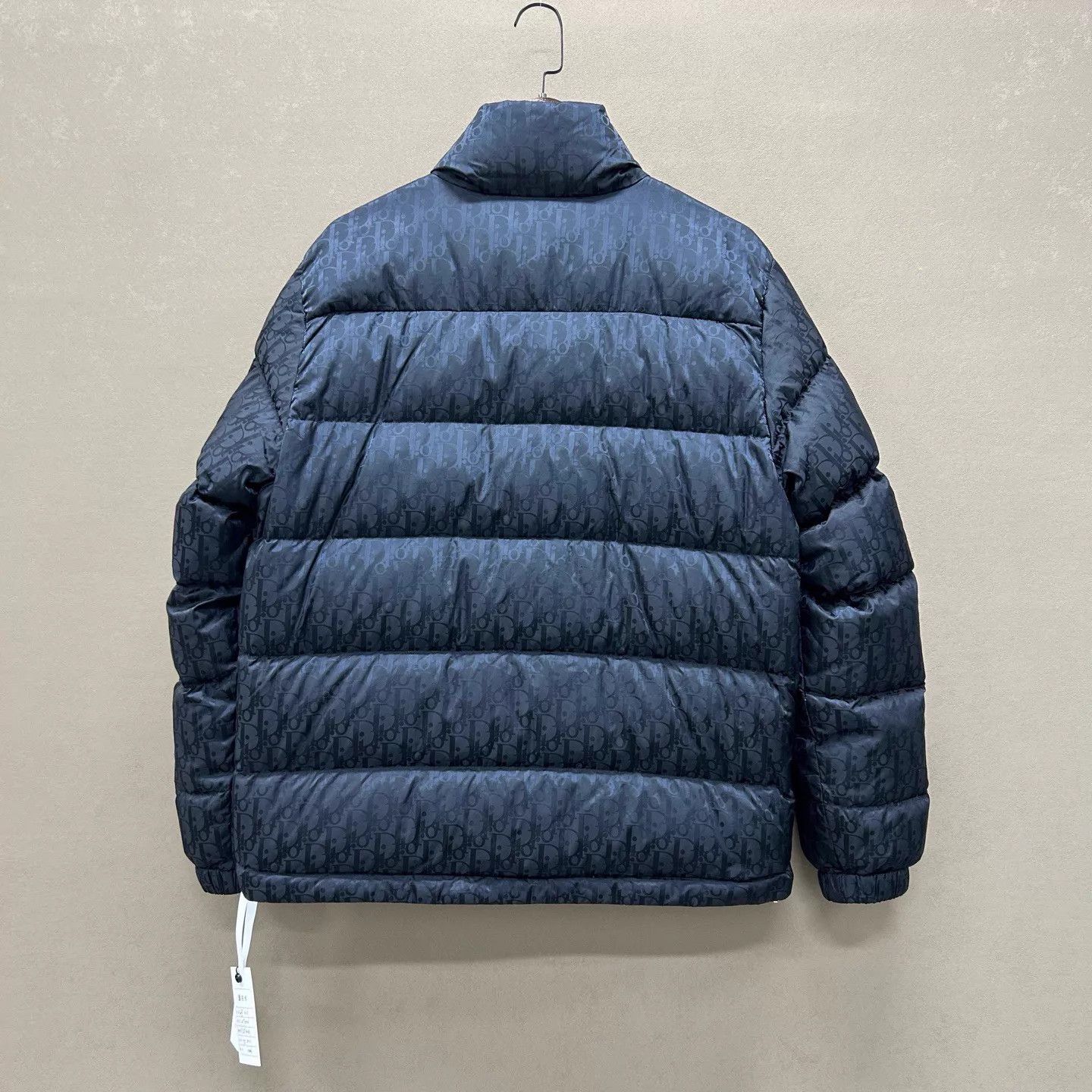 Dior Dior navy stand collar zipper all over logo down jacket 48 Size US M / EU 48-50 / 2 - 2 Thumbnail