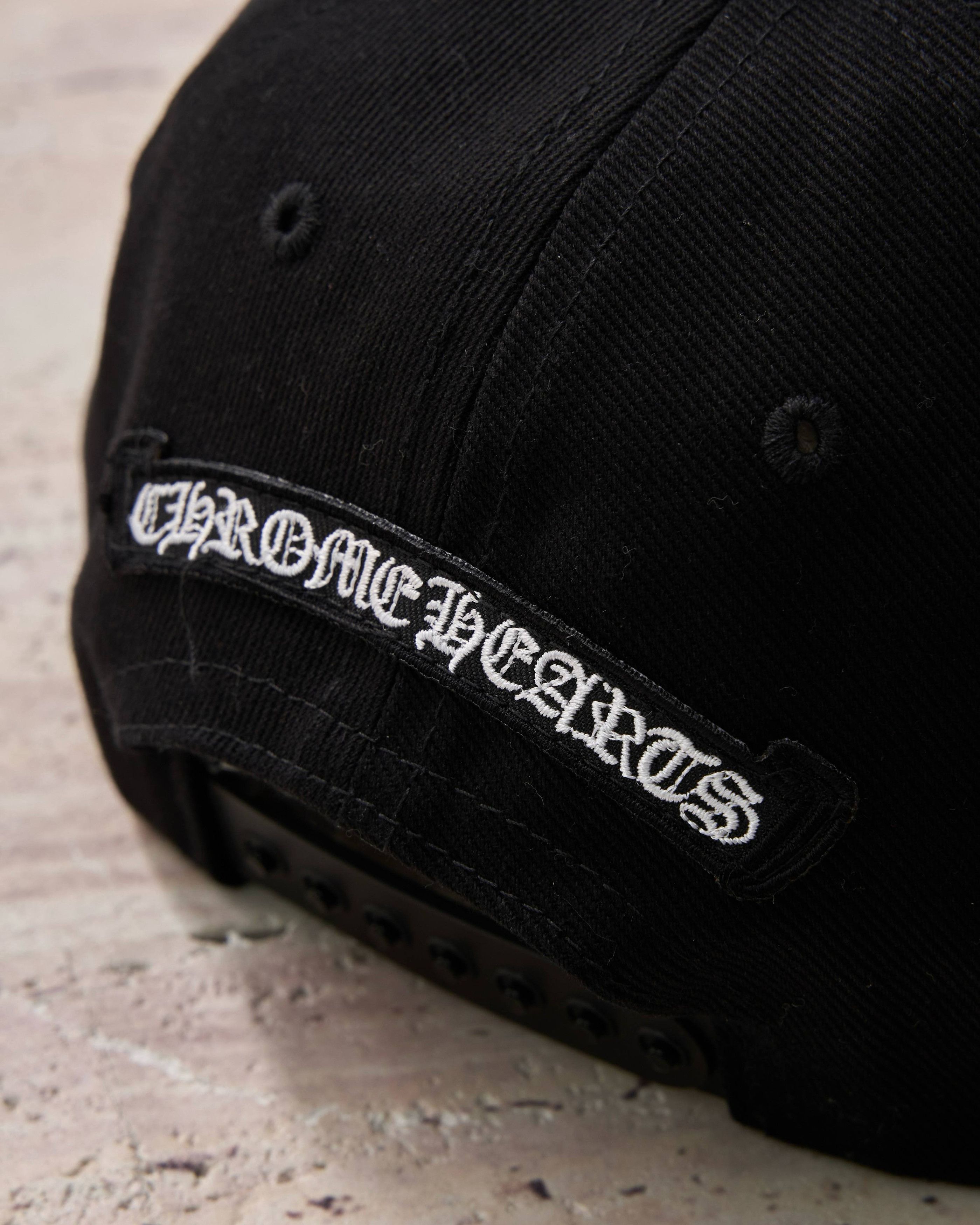 Chrome Hearts Chrome Hearts Dagger Denim Baseball Hat Black/White Size ONE SIZE - 4 Thumbnail
