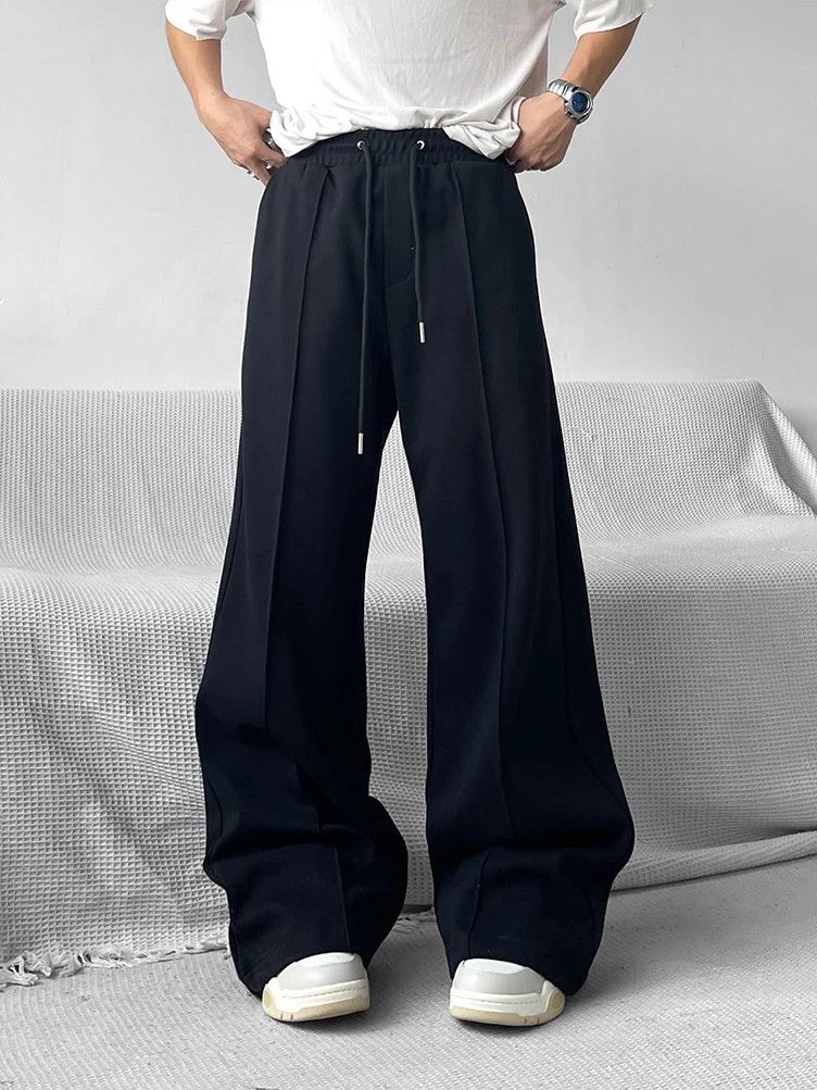 Japanese Brand × Jean Wide Leg Flared Sweatpants Size US 33 - 1 Preview