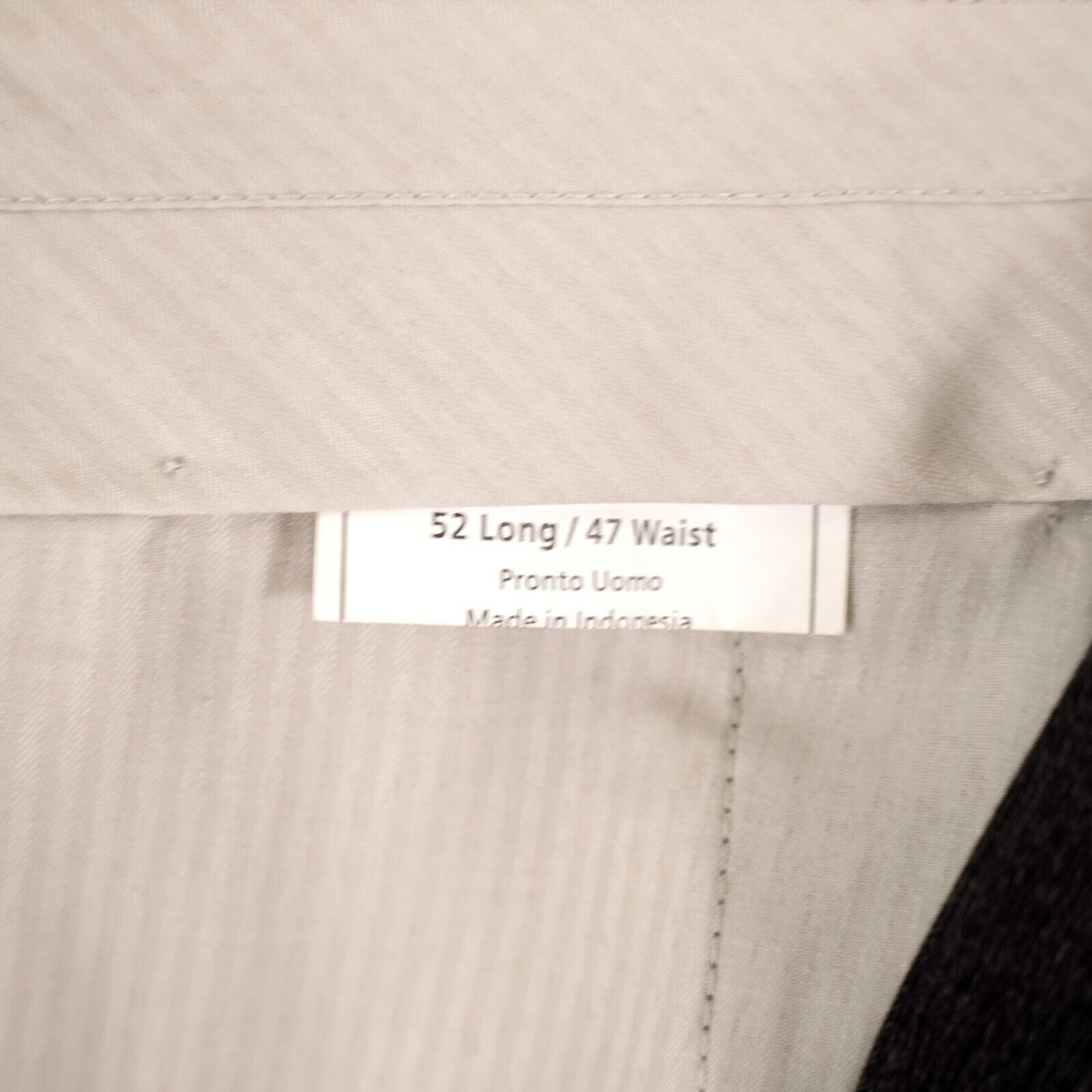 Pronto Uomo Pronto Uomo Gray Flat Front High Rise Lined Partially Dress Size 44R - 5 Thumbnail