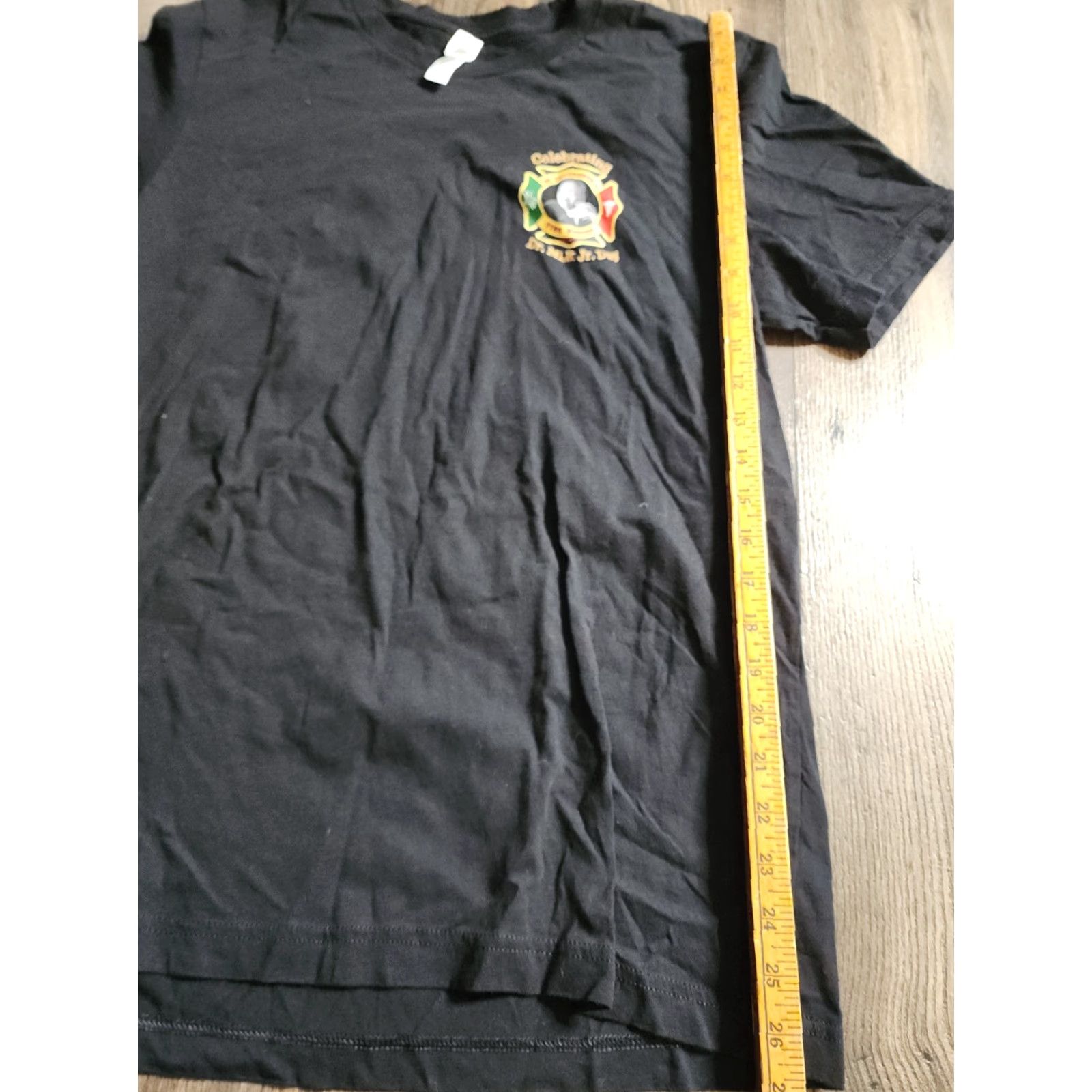Doublet Canvas Mens L St. Petersburg FL Fire Rescue MLK T Shirt Double Sided Black Cotton Blend Crew Neck Short Sleeve Athletic Regular Size L Mens时? Size US L / EU 52-54 / 3 - 3 Thumbnail