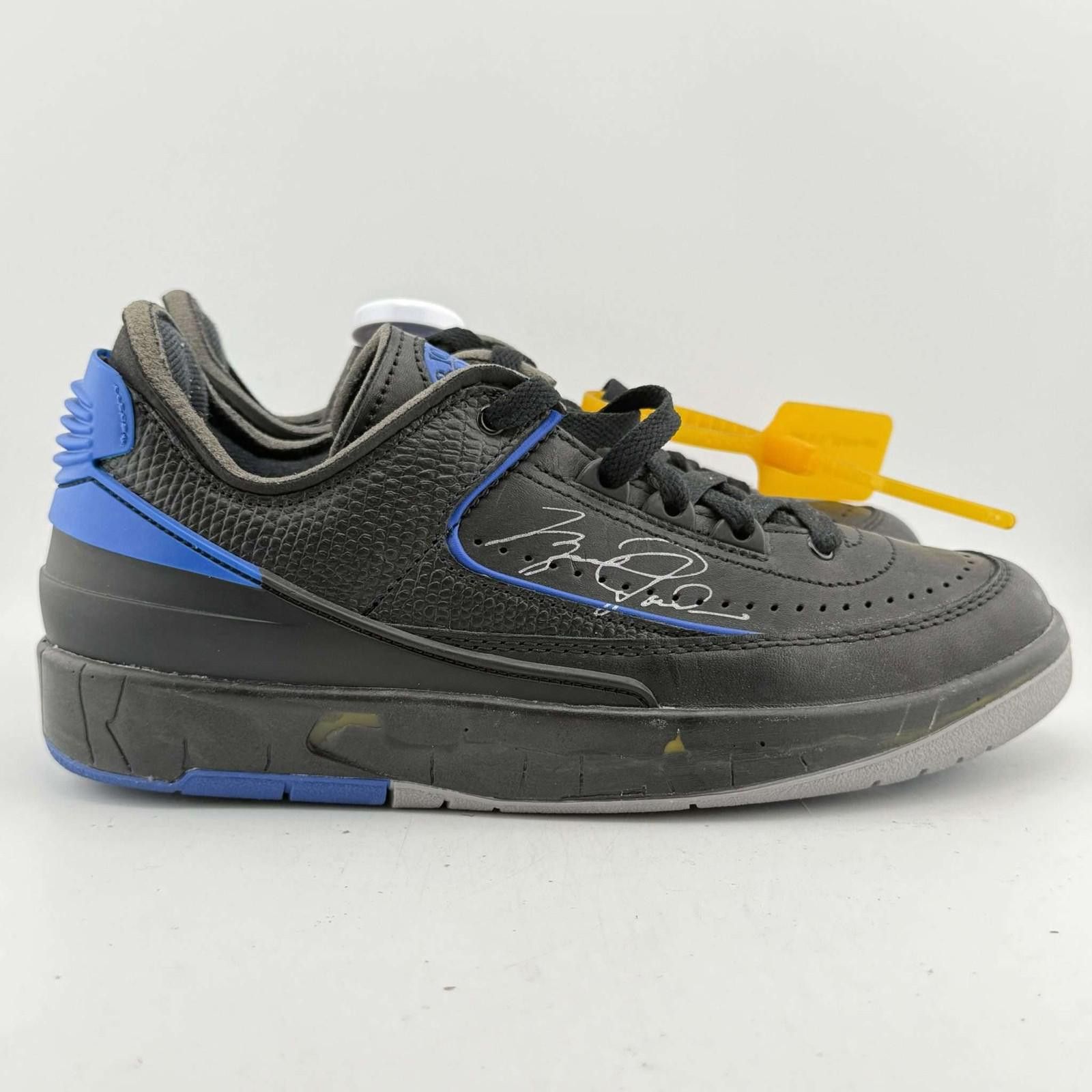 Jordan Brand Jordan 2 Low SP Off-White Black Blue 5.5 Used with Box Size US 5.5 / EU 38 - 4 Thumbnail