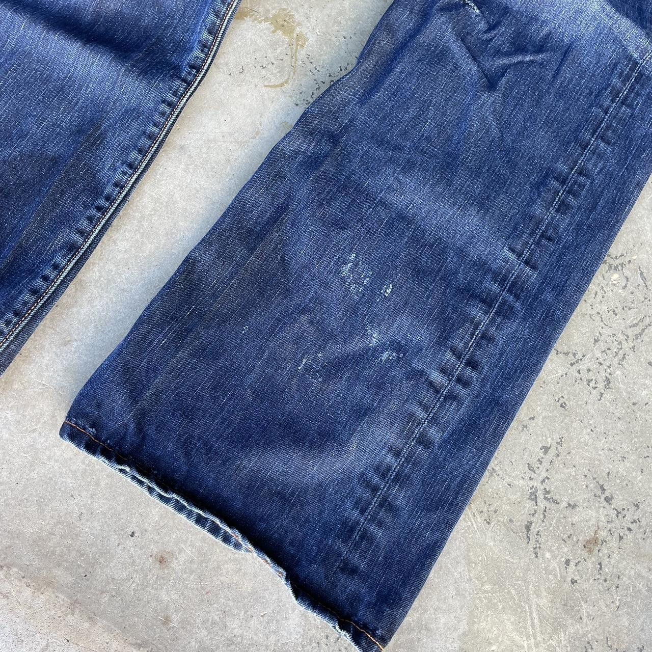 Ed Hardy × Vintage y2k Ed Hardy Embroidered Jeans Skull Eagle Size US 38 / EU 54 - 8 Thumbnail