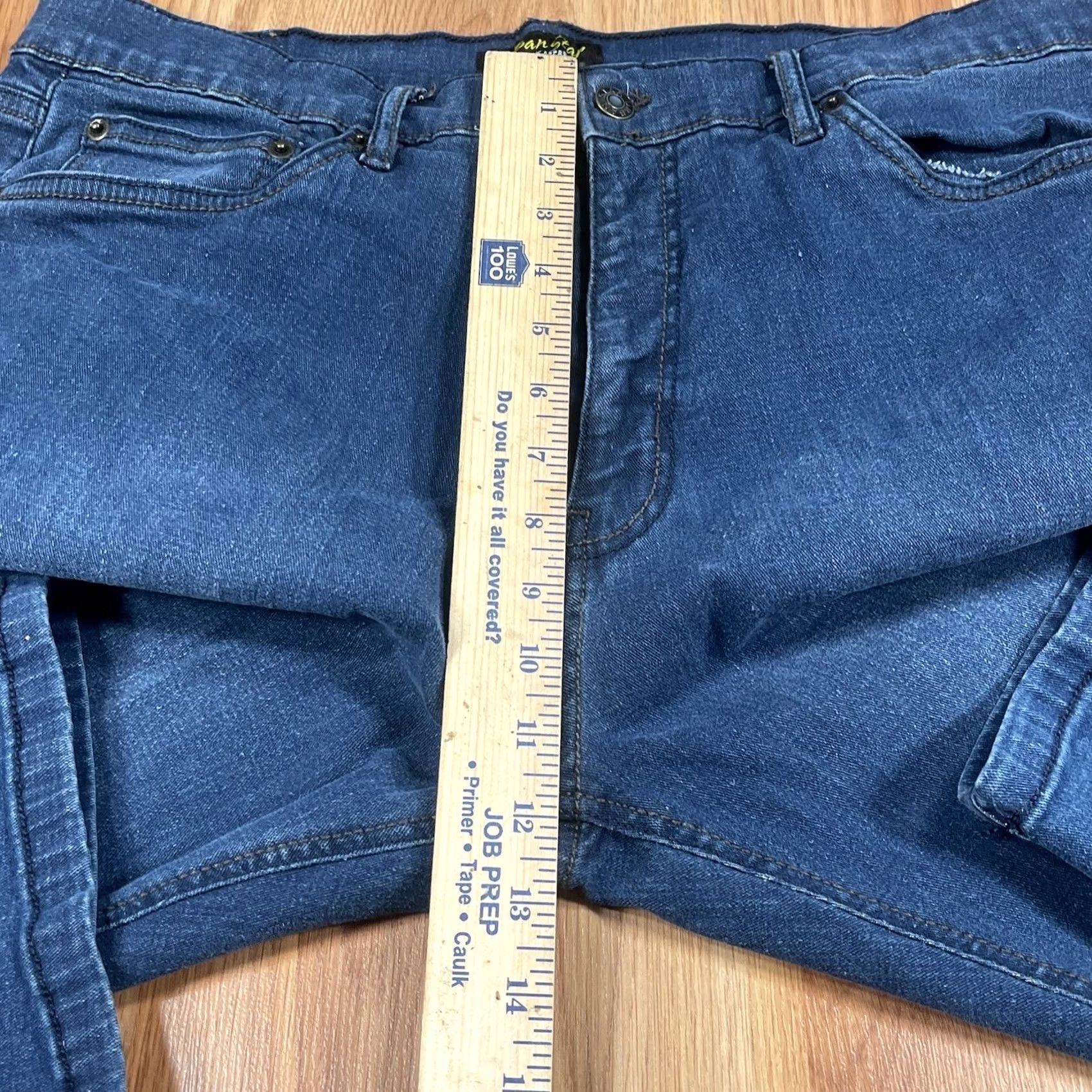 Vintage Urban Star Premium Jeans Mens 38Wx30L Stretch Straight Leg Blue Wash Denim Pants Size US 38 / EU 54 - 6 Thumbnail