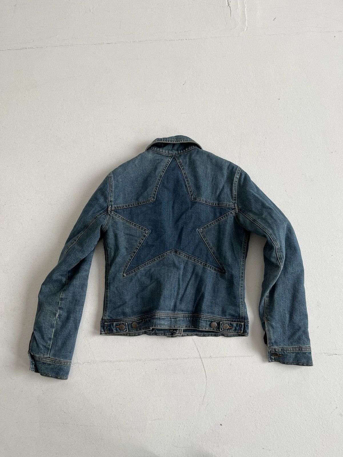 Moschino Vintage 2000s Moschino Star truck denim jacket Size US S / EU 44-46 / 1 - 2 Thumbnail