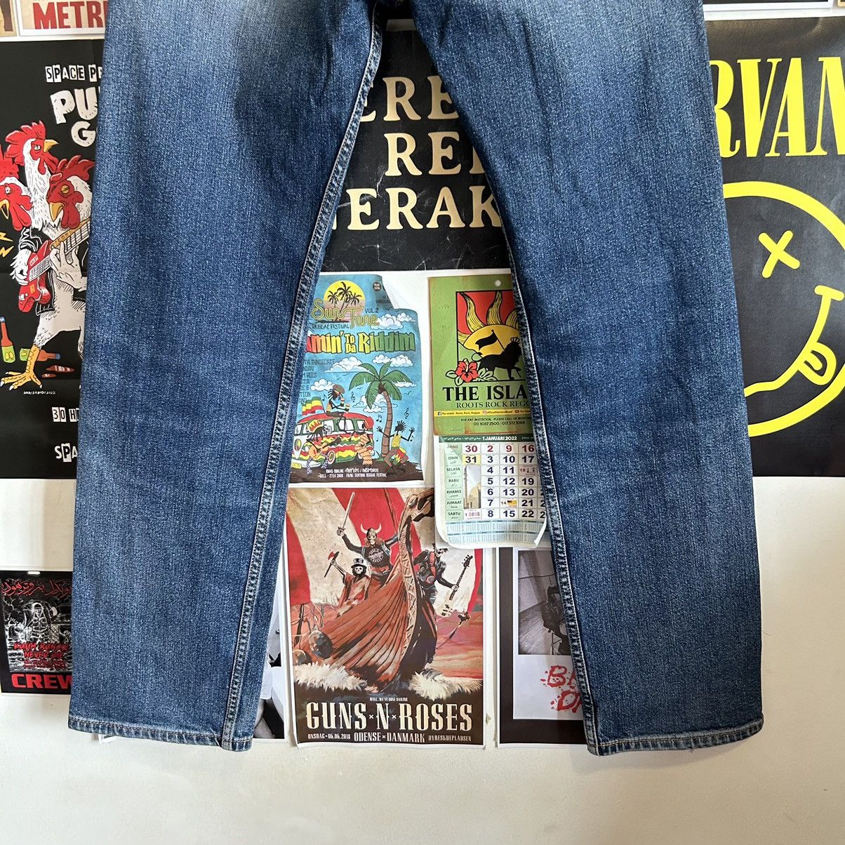 Levi's Vintage Levi’s 505 Denim Size US 32 / EU 48 - 9 Thumbnail