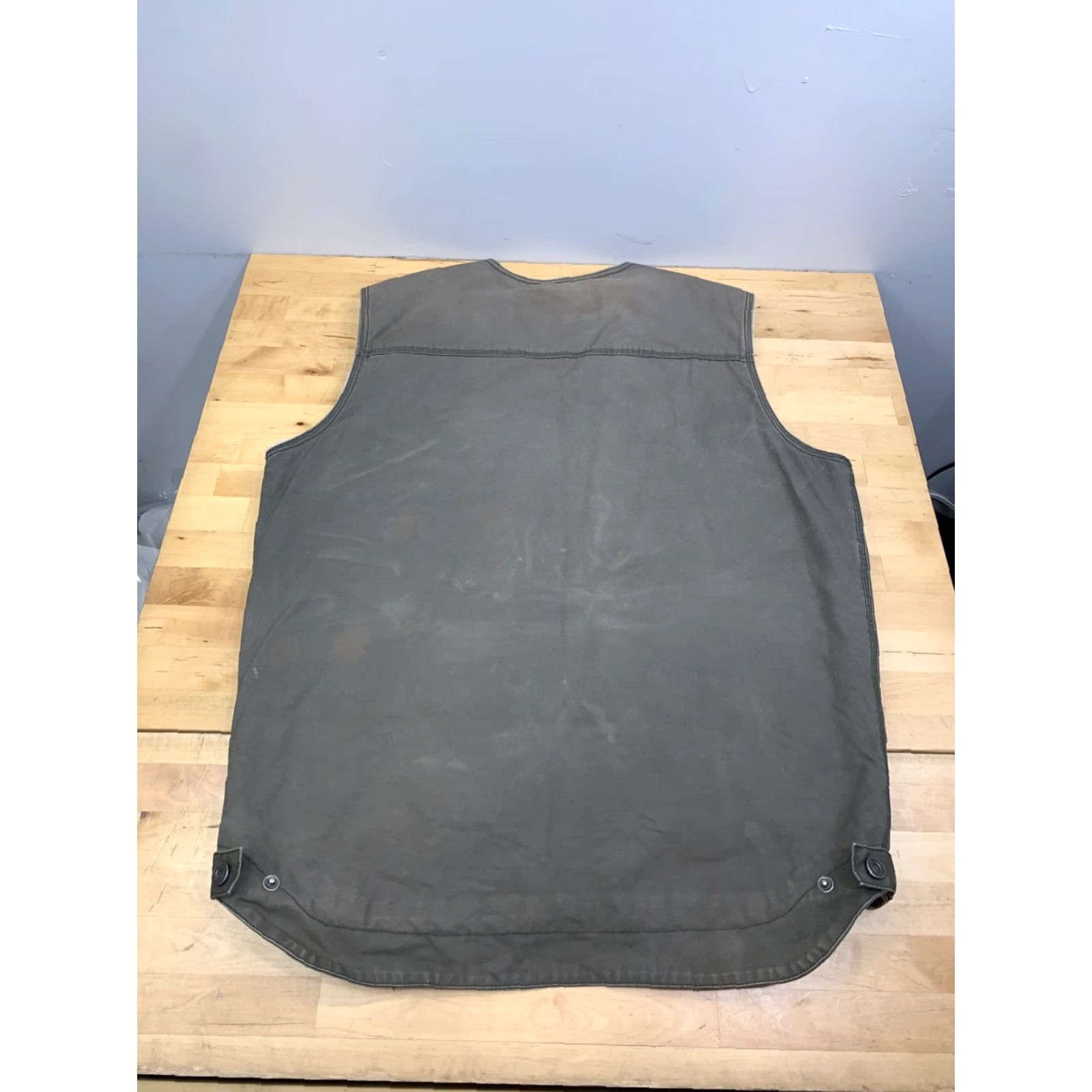 Vintage Cabela's Vest Mens L Green Cotton Canvas Lined Outdoor Casual Hunting Retro Classic Nature Outdoor 12656 Size US L / EU 52-54 / 3 - 7 Thumbnail