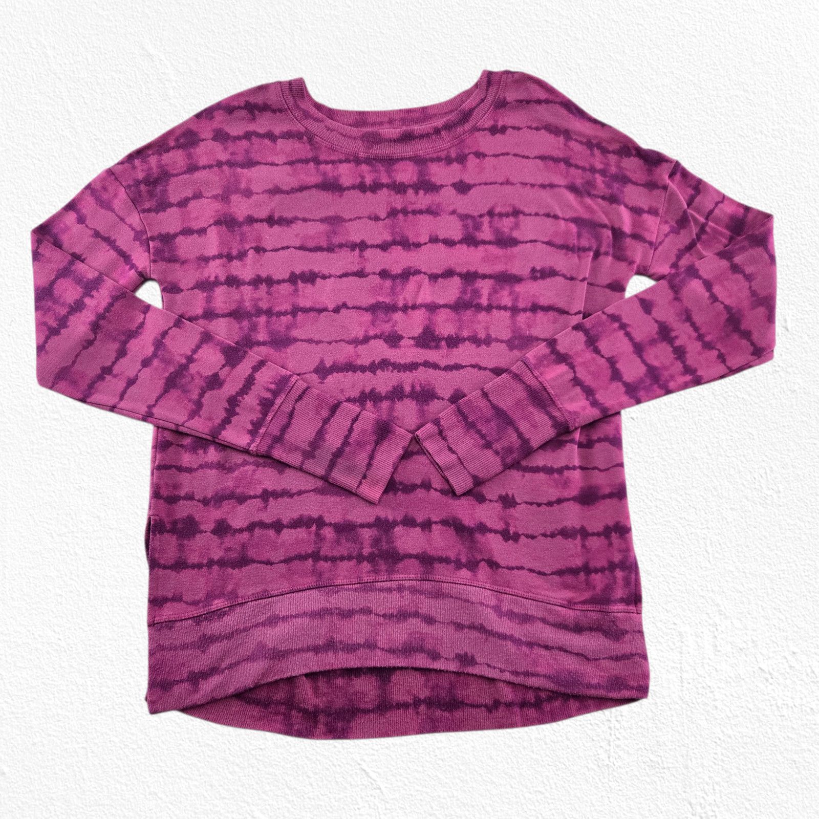 Athleta Athleta Pink Coaster Luxe Tie Dye Sweatshirt Size XXS Size XXS / US 00 / IT 34 - 2 Thumbnail