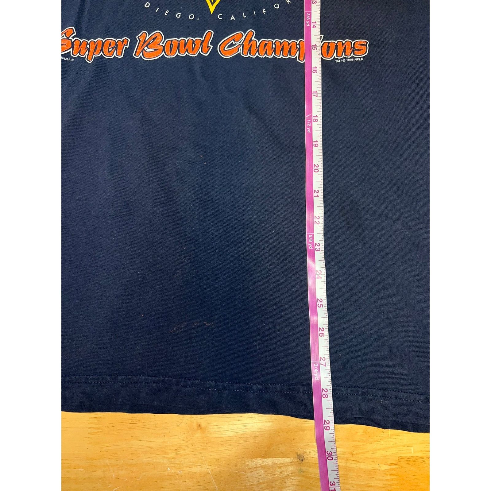 Vintage Vintage Denver Broncos Super Bowl Shirt Champions 32 VTG XL Size US XL / EU 56 / 4 - 10 Thumbnail