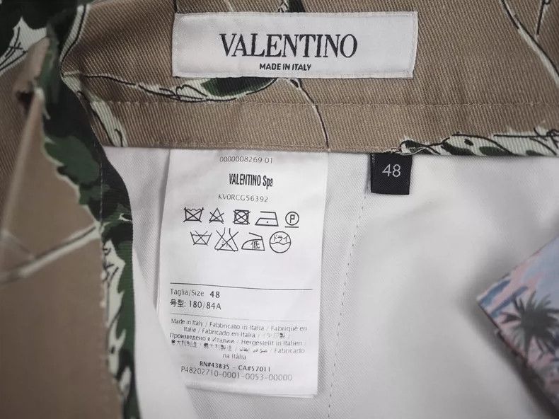 Valentino Valentino size US 48 FW16 Albatross printed khaki pants 25 Size US 32 / EU 48 - 7 Thumbnail